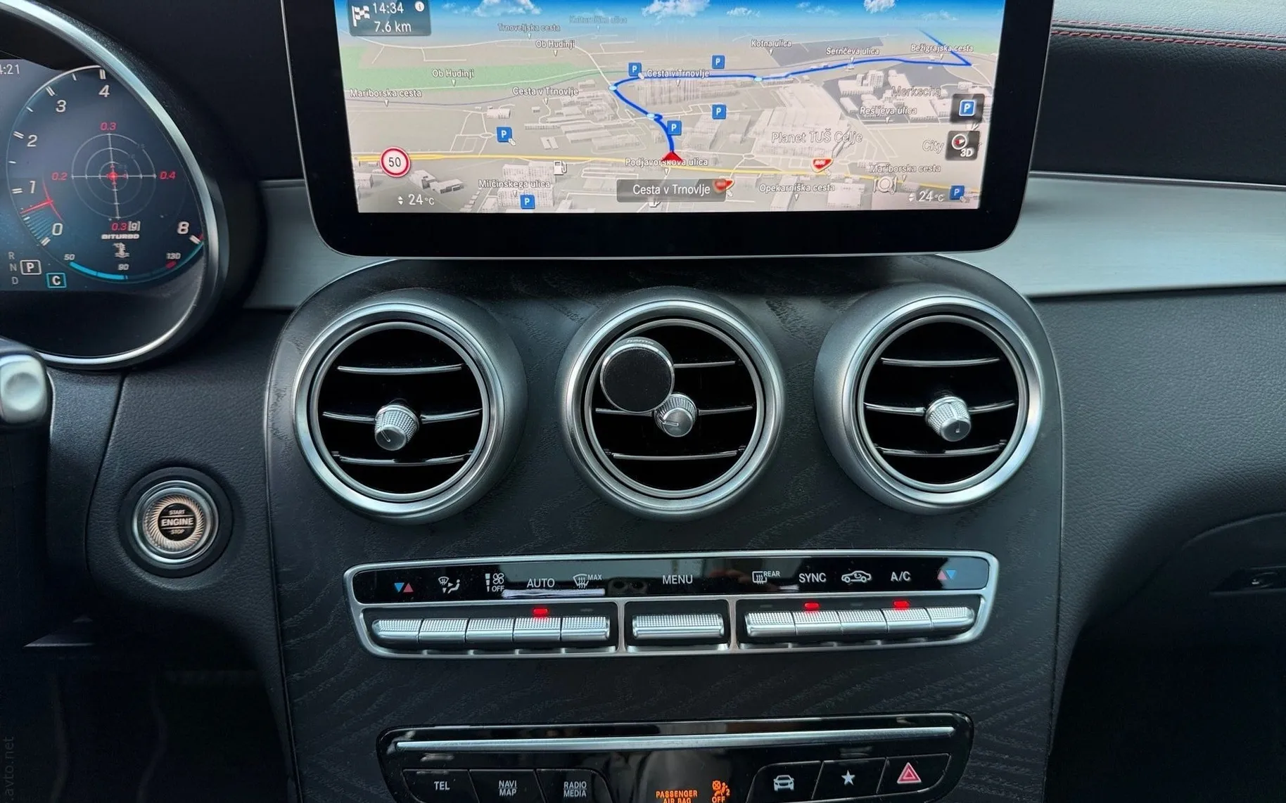 Notranja slika - Mercedes-Benz GLC coupe - 43 AMG 4MATIC Avt.-SLO-Airmatic-Šibedah. - 9
