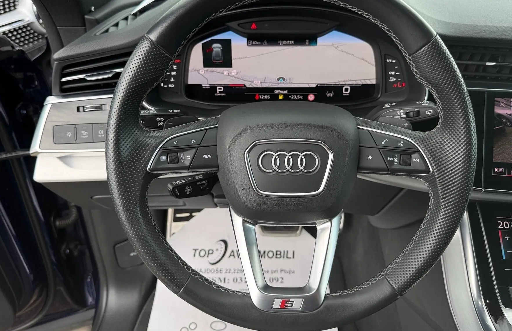 Zunanja slika - Audi Q8 - 50 TDI Q 3×S LINE HD MATRIX VIRTUAL RADAR KAMERA - 19