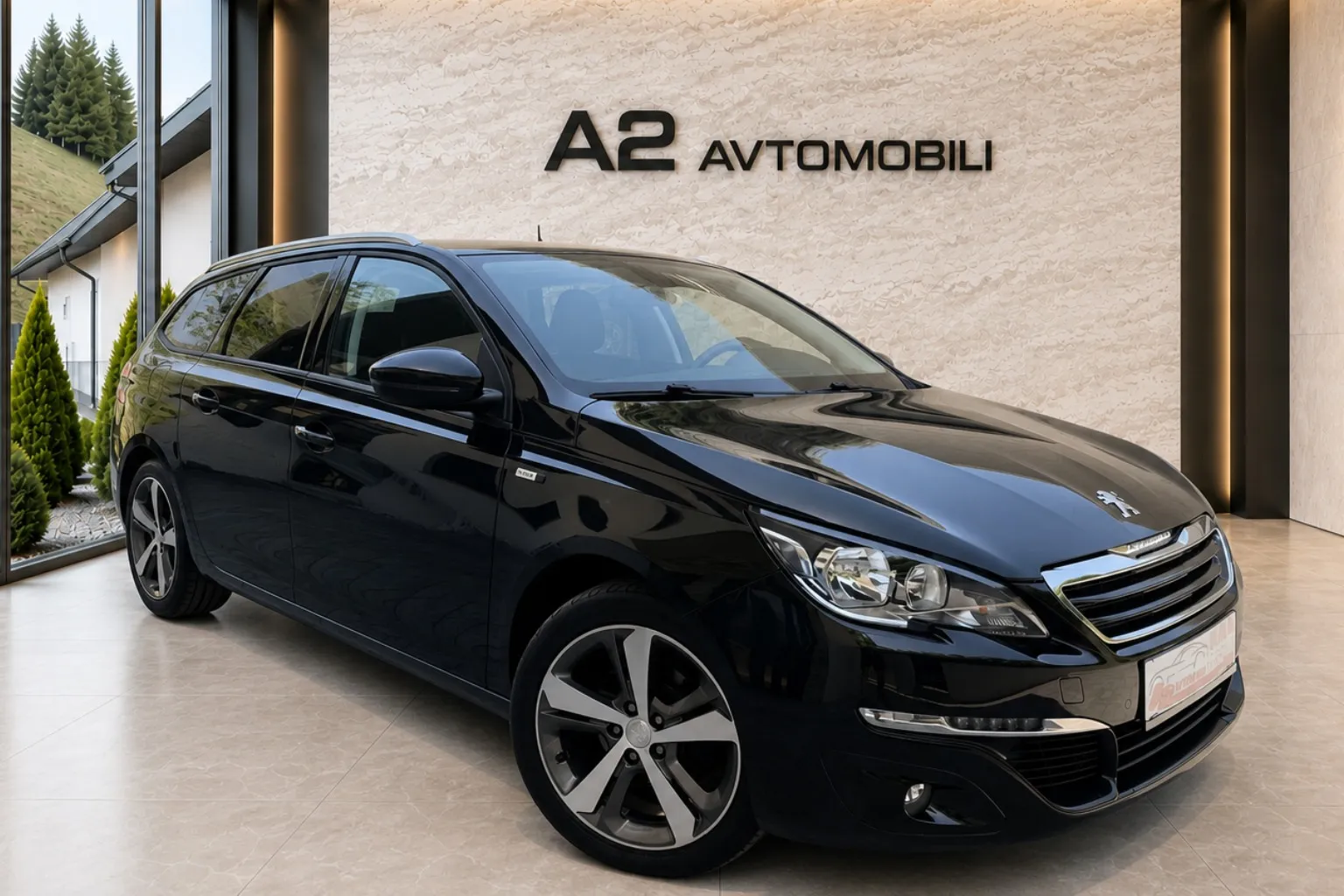 Notranja slika - Peugeot 308 - SW 1.2 i -SLOVENSKI-DIGI.KLIMA-ALU-PDC-VELIK ZASLO - 9