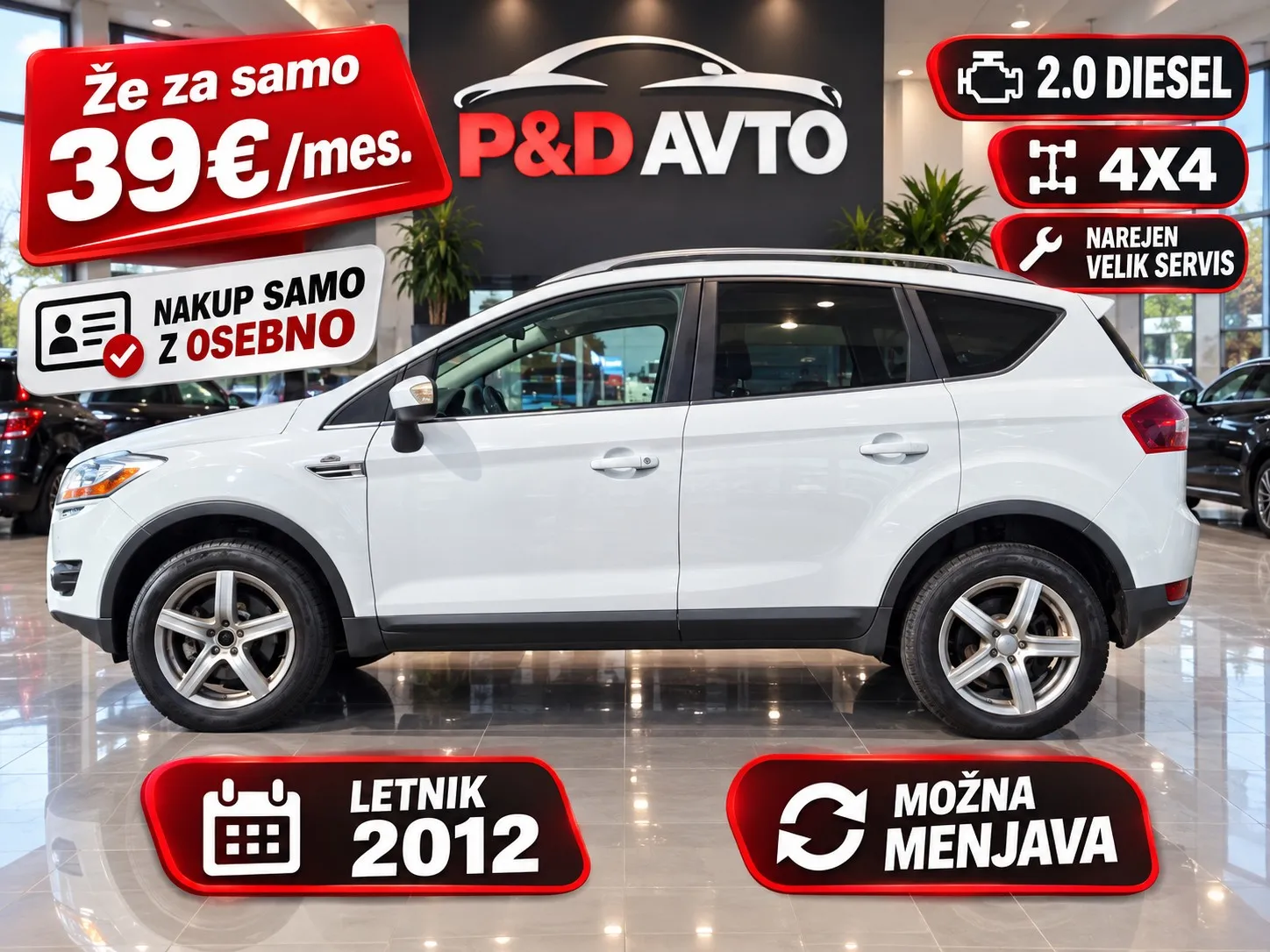 Zunanja slika - Ford Kuga - 2,0 TDCi 4x4 Titanium DPF - 1