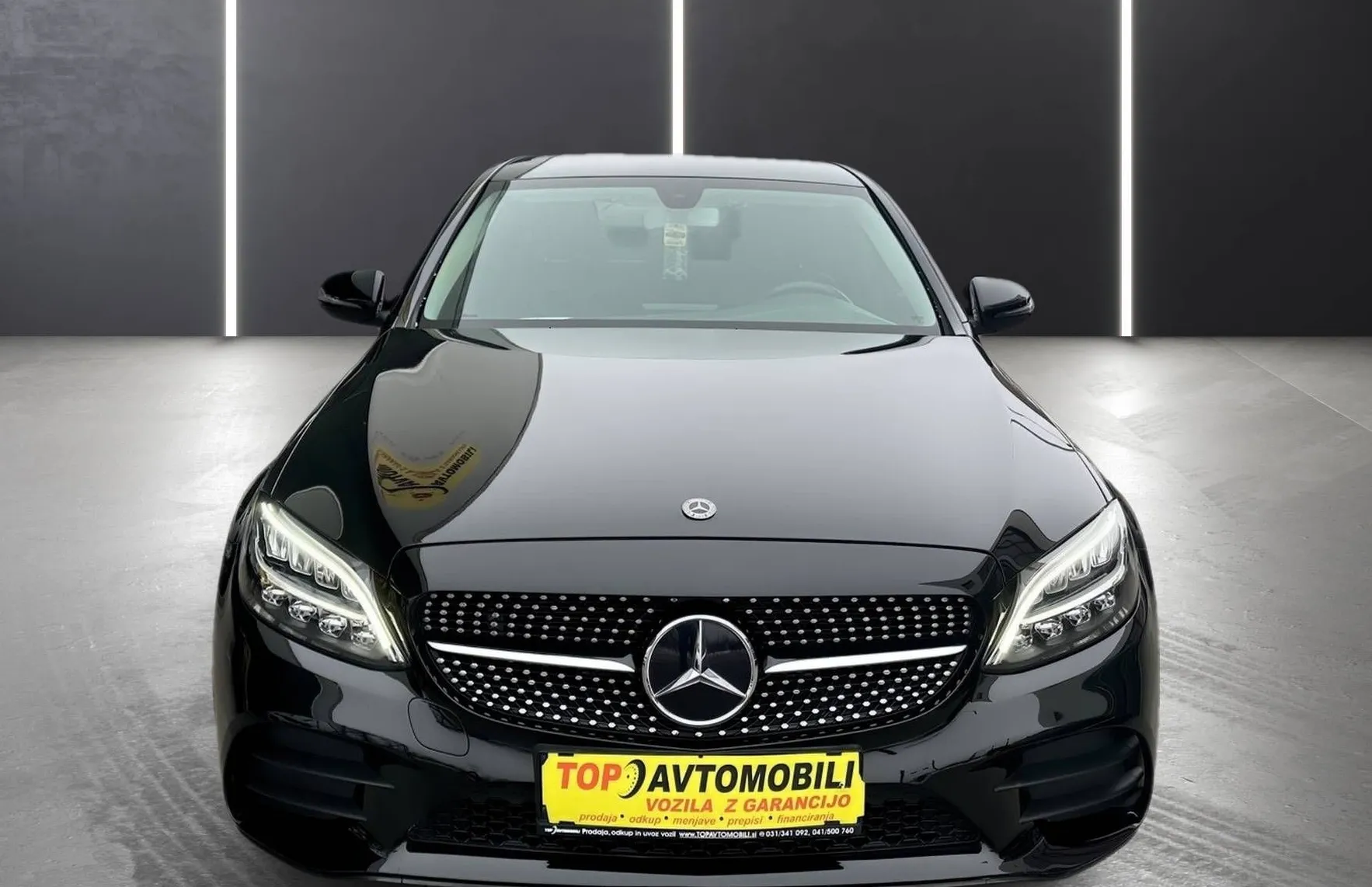 Zunanja slika - Mercedes-Benz C-Razred - C 200 AMG LINE LED DELNO USNJE NAVI KAMERA TEMPO.. - 12