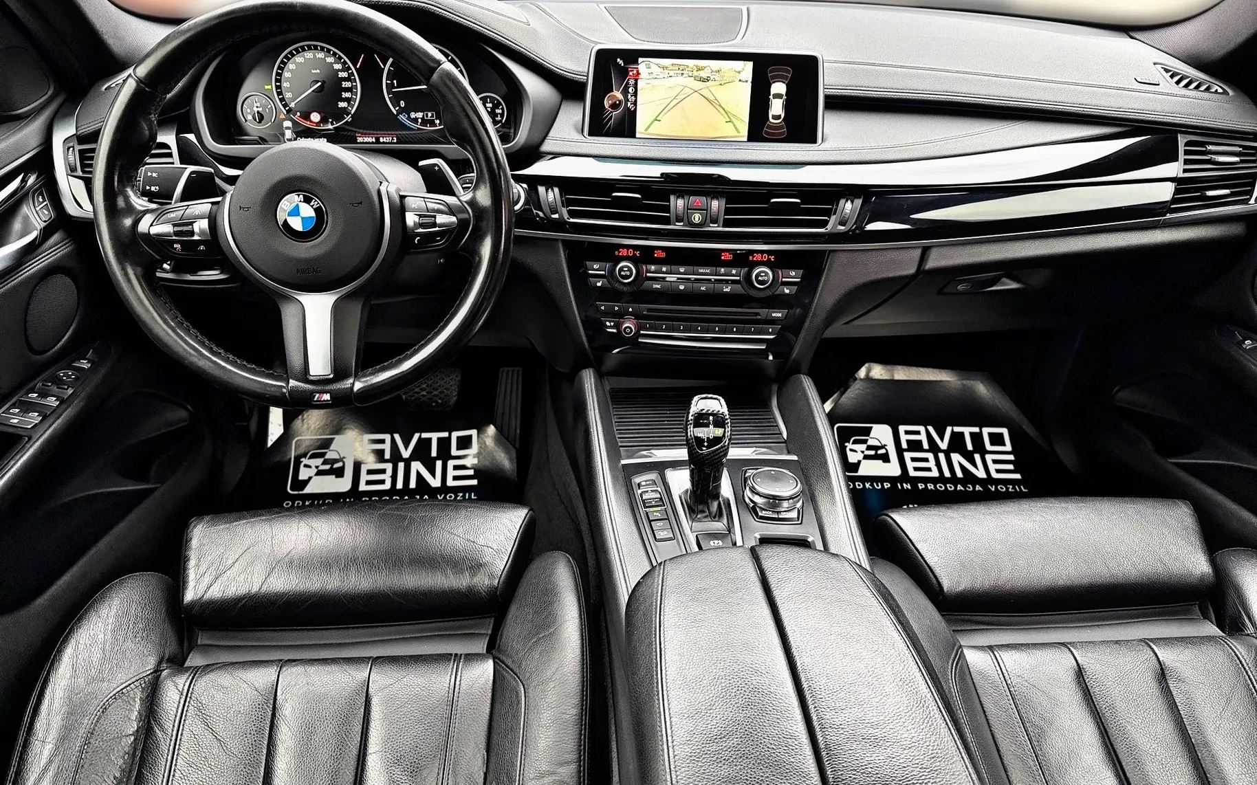 Notranja slika - BMW serija X6: - XDRIVE 4.0D•M PAKET•HEAD UP•ŠIBEDAH•360•ACC•NAVI - 19