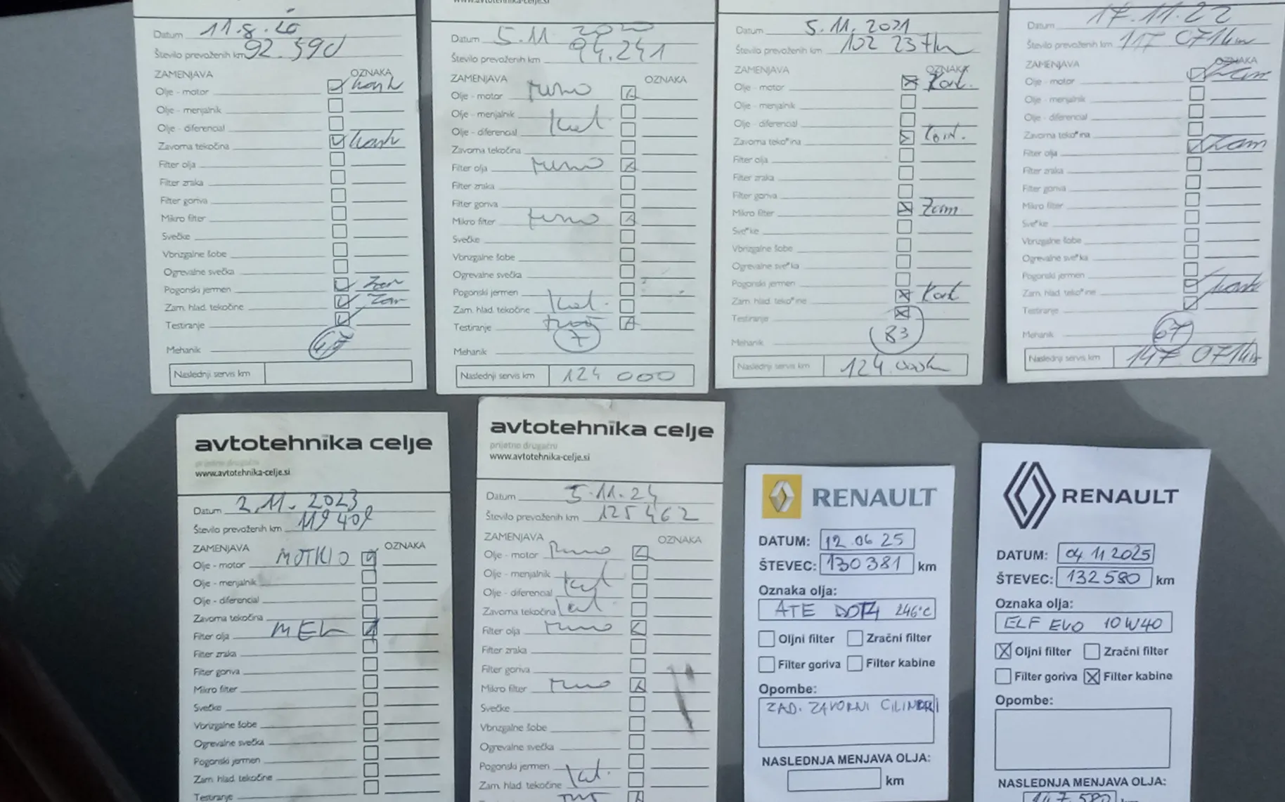 Servisna knjižica - Renault Clio - 1.2 16V Expression - 10