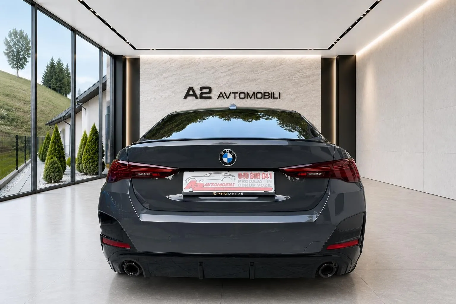 Zunanja slika - BMW serija 4 Gran Coupe: - 420xd M-PRO -LASER-HEAD UP-KEY LESS-ACC- - 4
