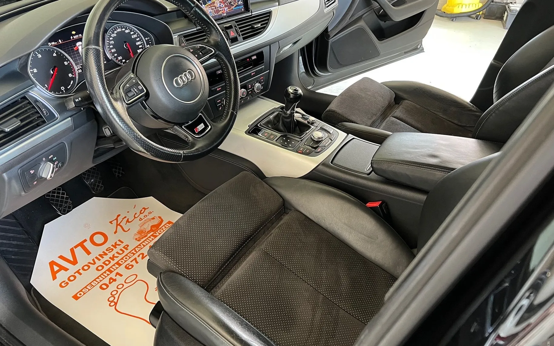 Notranja slika - Audi A6 Avant - 2.0 TDI-S-LINE-BI-XENON-LED-NAVI-TEMPOMAT-SERVI KN - 9