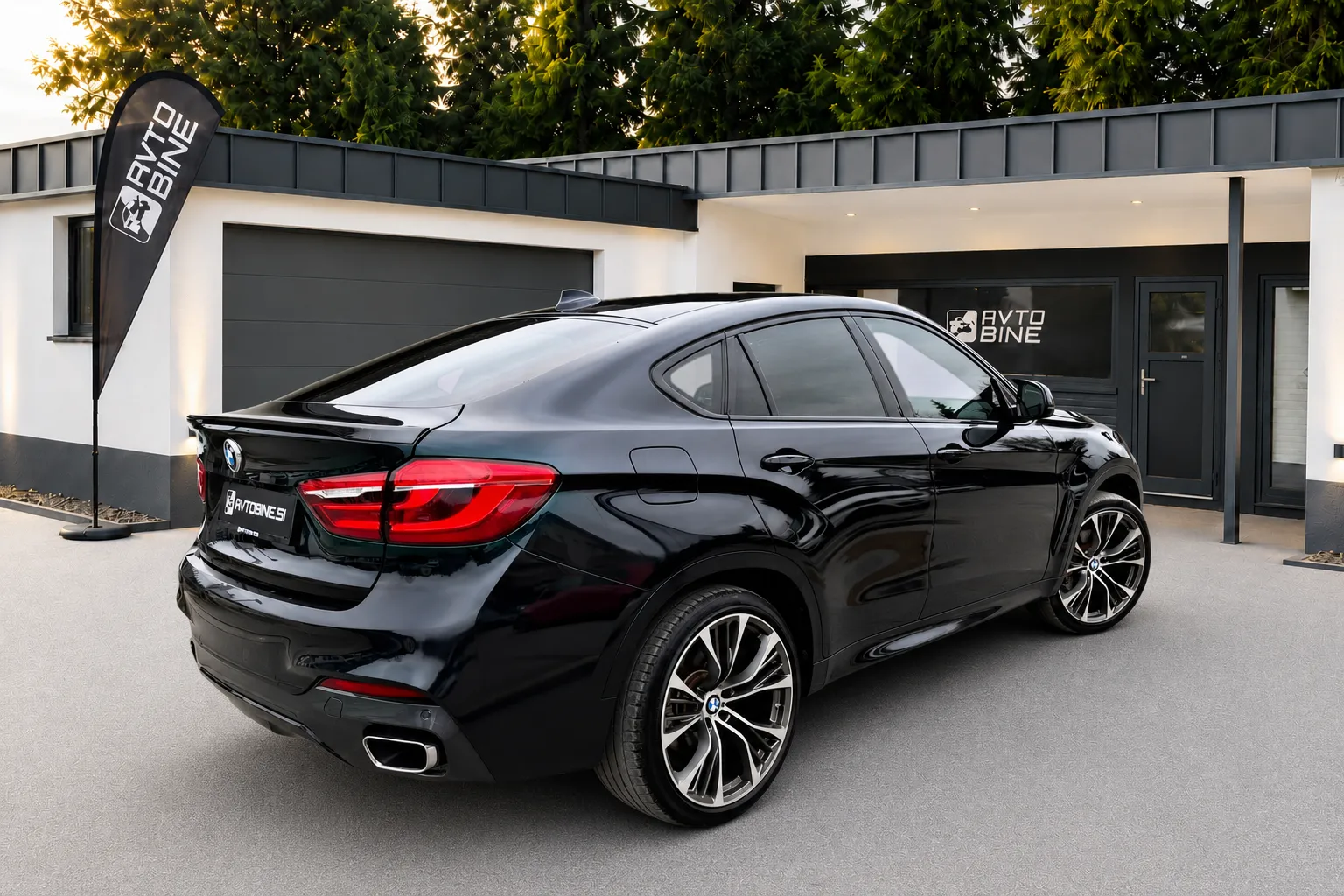 Zunanja slika - BMW serija X6: - XDRIVE 4.0D•M PAKET•HEAD UP•ŠIBEDAH•360•ACC•NAVI - 7