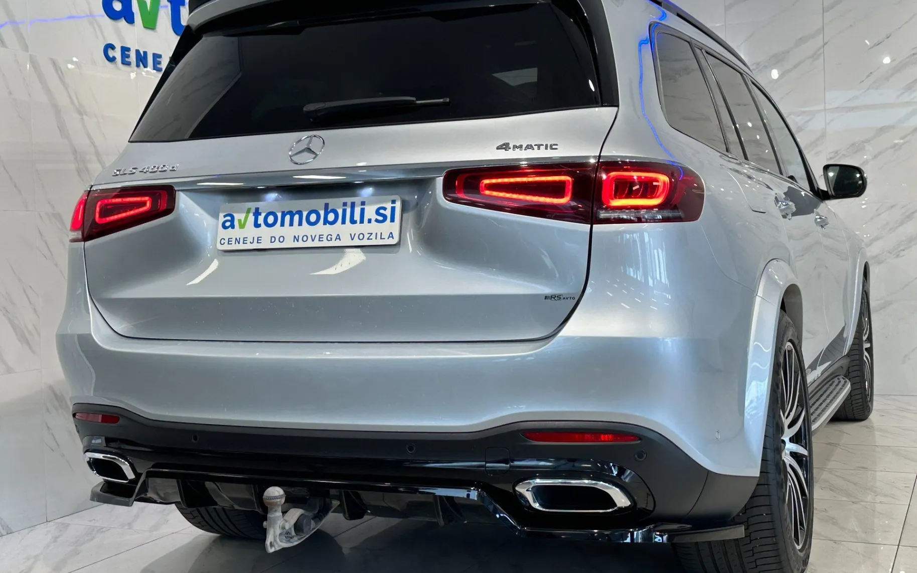 Zunanja slika - Mercedes-Benz GLS-Razred - 400d|4M|AMG|Pano|Zračno|ACC|Hlaj|Burm|360K|Kljuka. - 6