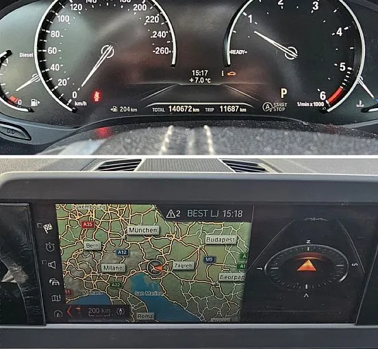 Zunanja slika - BMW Serija 5 - : 520d AUT.|novi model|NAVI|ALU|PDC|AC|LED|MULTIFUNK - 11