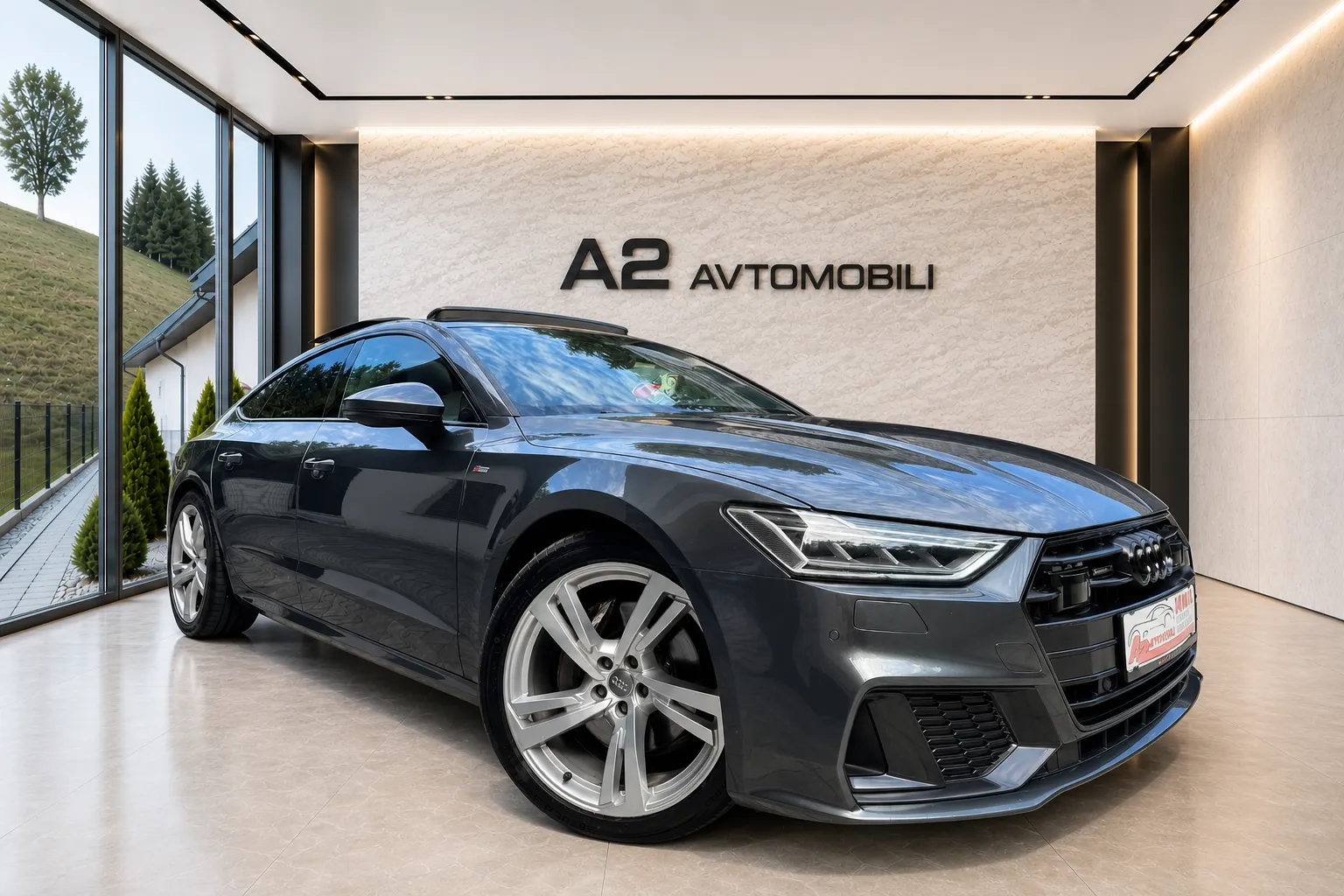 Notranja slika - Audi A7 - Sportback 50 TDI quattro S-LINE-PANORAMA-VIRTUAL- - 8
