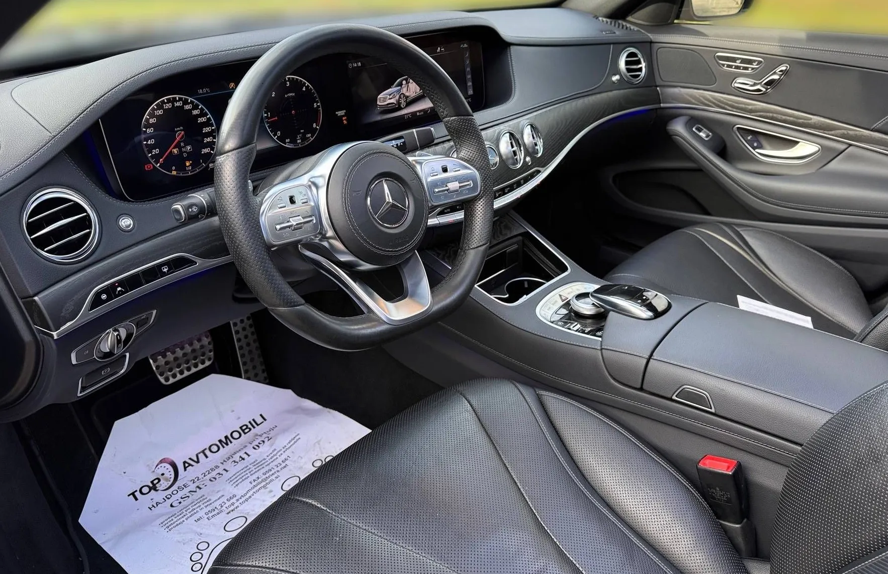 Zunanja slika - Mercedes-Benz S-Razred - 350d LONG AMG LINE MULTIBEAM 360KAM PANO PDC TOP.. - 17
