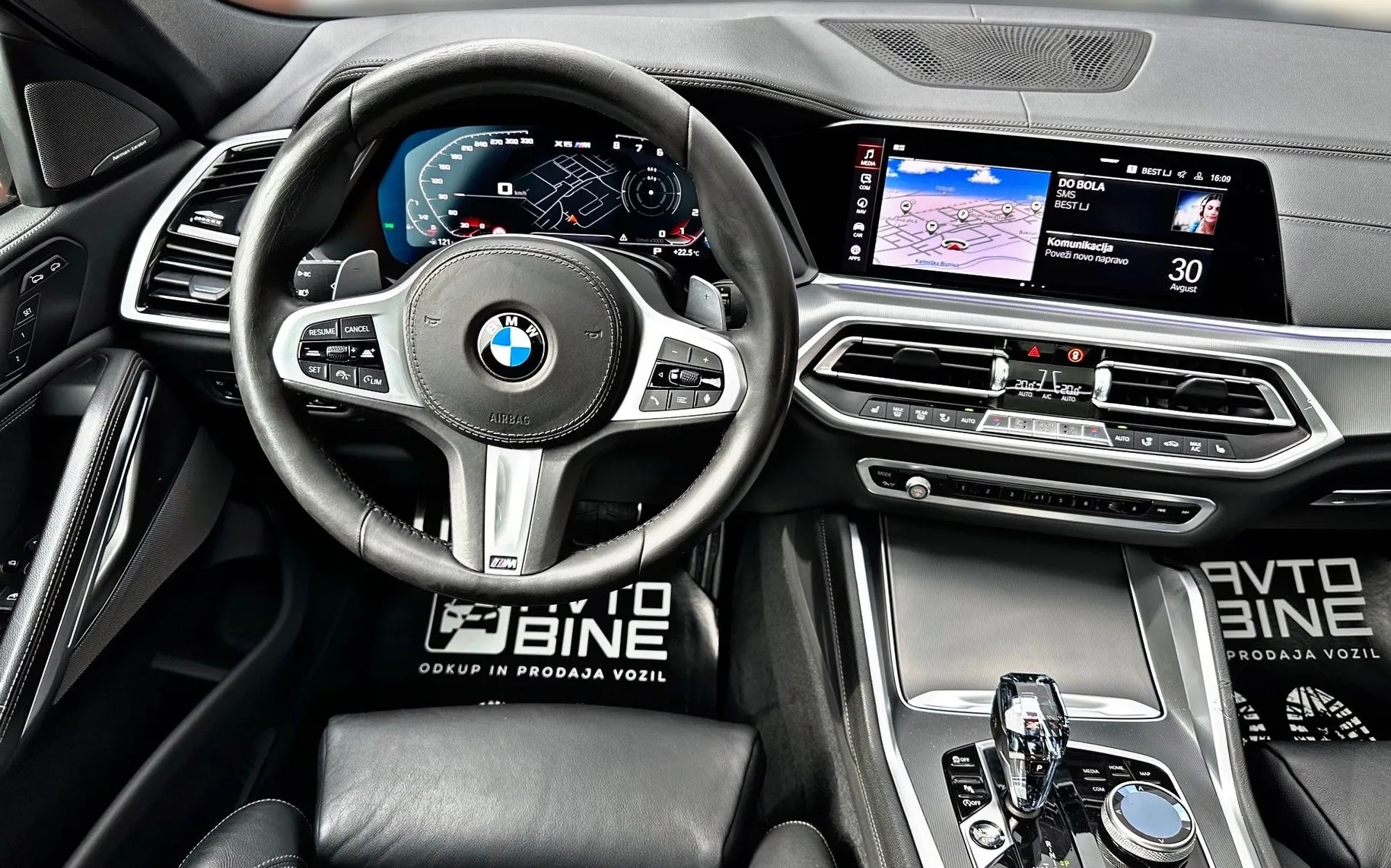 Notranja slika - BMW serija X6: - xDrive 40i+M PAKET+PANO+22COL+ICONIC GLOW... - 11