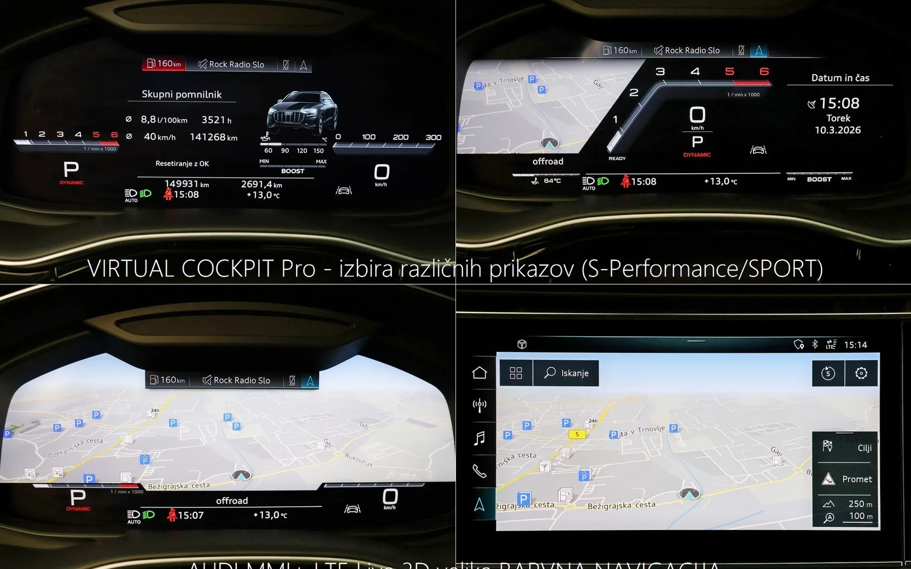Zunanja slika - Audi SQ8 - V8 TDI Quattro Tiptronic 435KM - 11