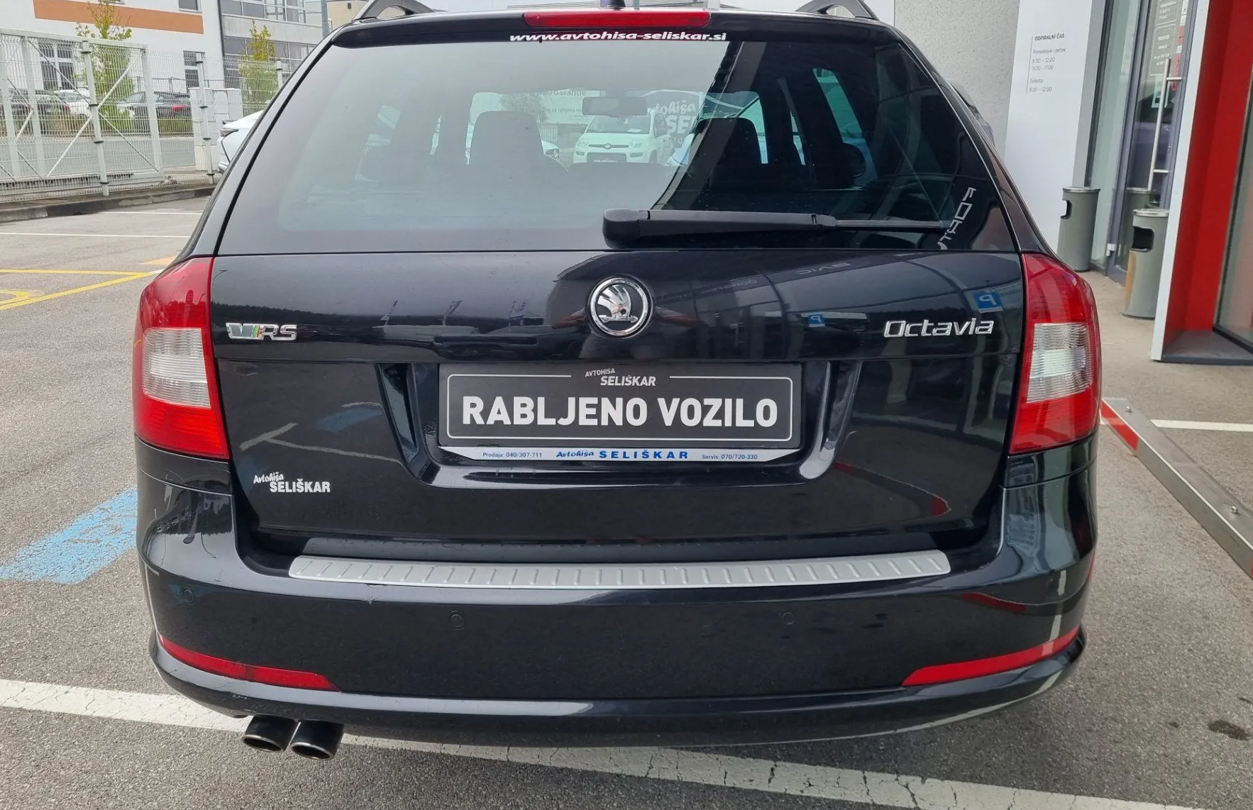 Zunanja slika - Škoda Octavia - Combi 2.0 TDI VRS - SLOVENSKI + 1. LASTNIK - 6