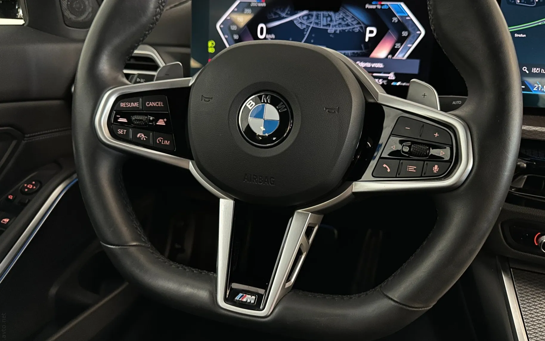 Notranja slika - BMW serija 3: - 20d|xDrive|M-Sport|Laser|360K|HUD|ACC|Kljuka|... - 11
