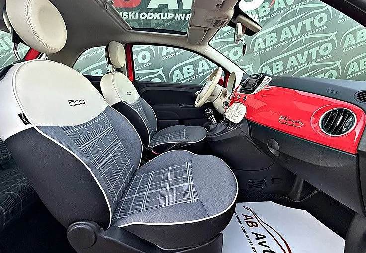 Zunanja slika - Fiat 500 - 1.2 8v Lounge+ALU+STR OKNO+LED+CITY+BREZPOLOGA+TOP - 10