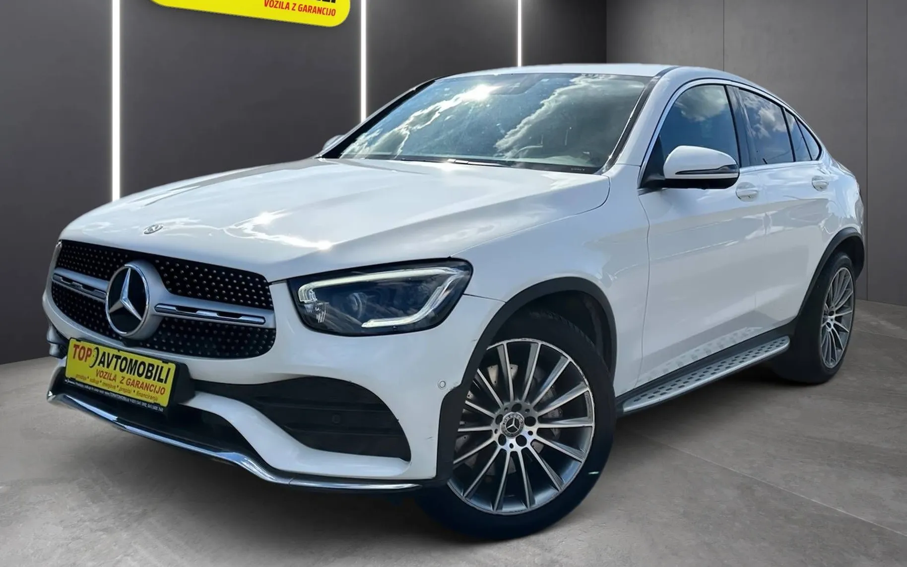 Zunanja slika - Mercedes-Benz GLC-Razred - GLC coupe 220d 4MATIC AMG LINE LED RADAR KAM 360 USNJE NAVI - 1