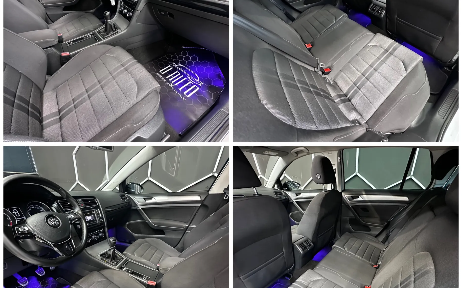 Notranja slika - VW Golf - 2.0 TDI R LINE+PANORAMA+LED+NAVI+GRETJE SEDEZEV - 12