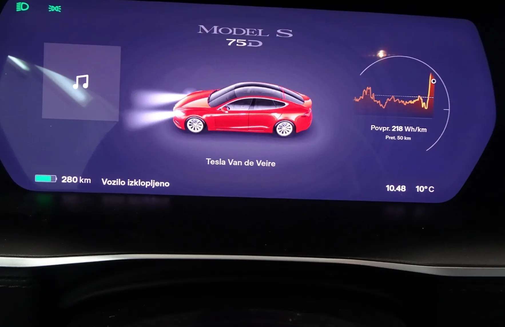 Zunanja slika - Tesla Model S - 75D  Dual Motor  Auto Pilot total options  8 958€ - 13