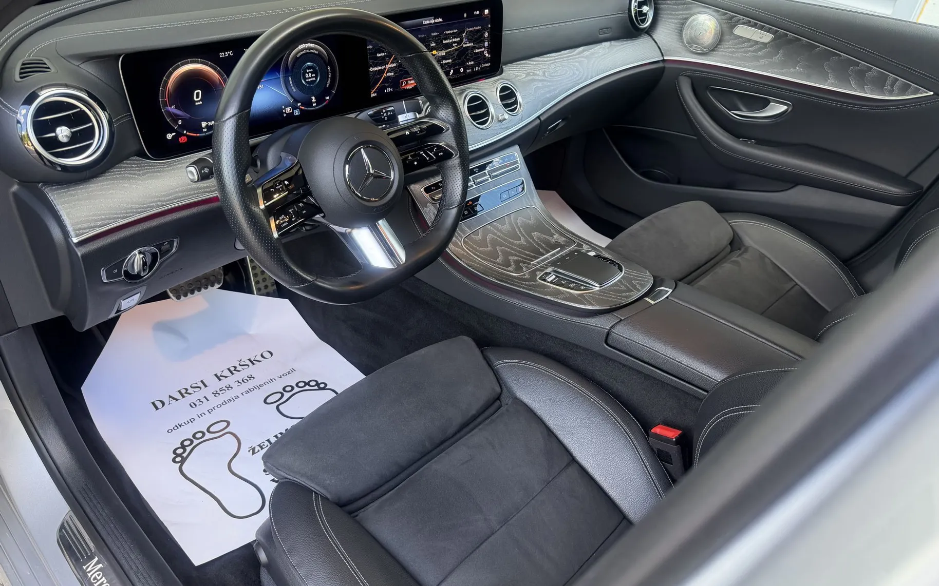 Zunanja slika - Mercedes-Benz E-Razred - E220d AMG WIDE MULTIBEAM WEBASTO PRIKLOP ALU20 - 18