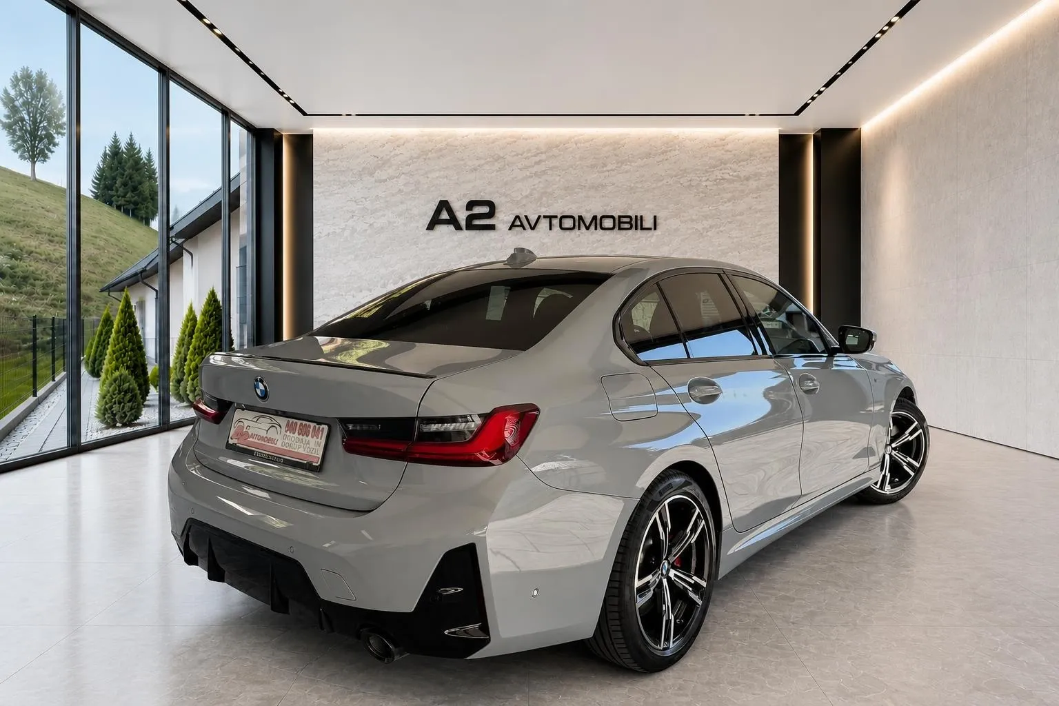 Notranja slika - BMW serija 3: - 320d xD M PRO PAKET-HEAD UP-KAMERA360-NAVI-ACC- - 9