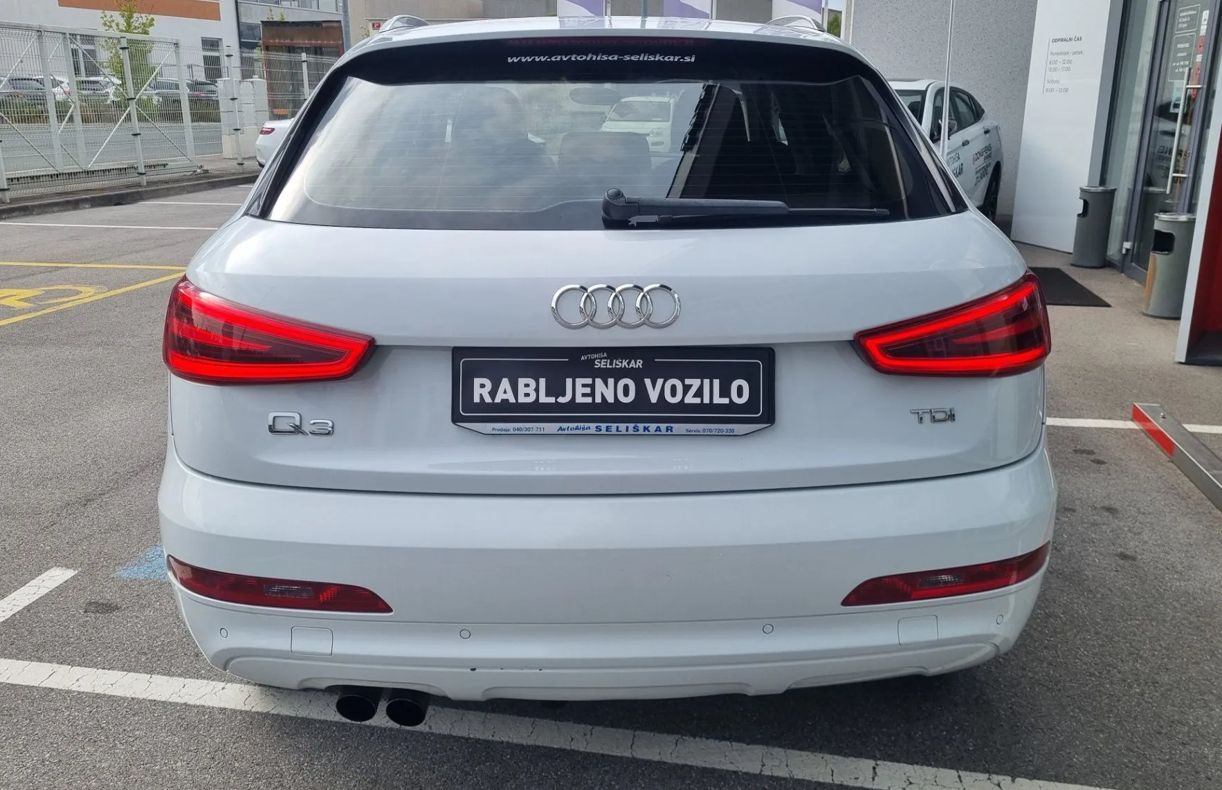 Zunanja slika - Audi Q3 - 2.0 TDI - SLOVENSKO POREKLO - LEPO OHRANJEN - 7