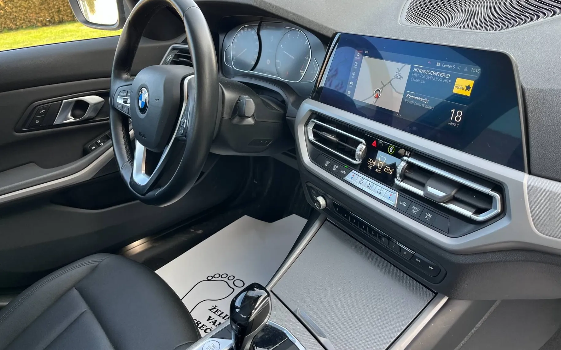 Notranja slika - BMW serija 3: - 318d-1 LASNIK-SLO-LED-NAVI-KOT NOV - 11