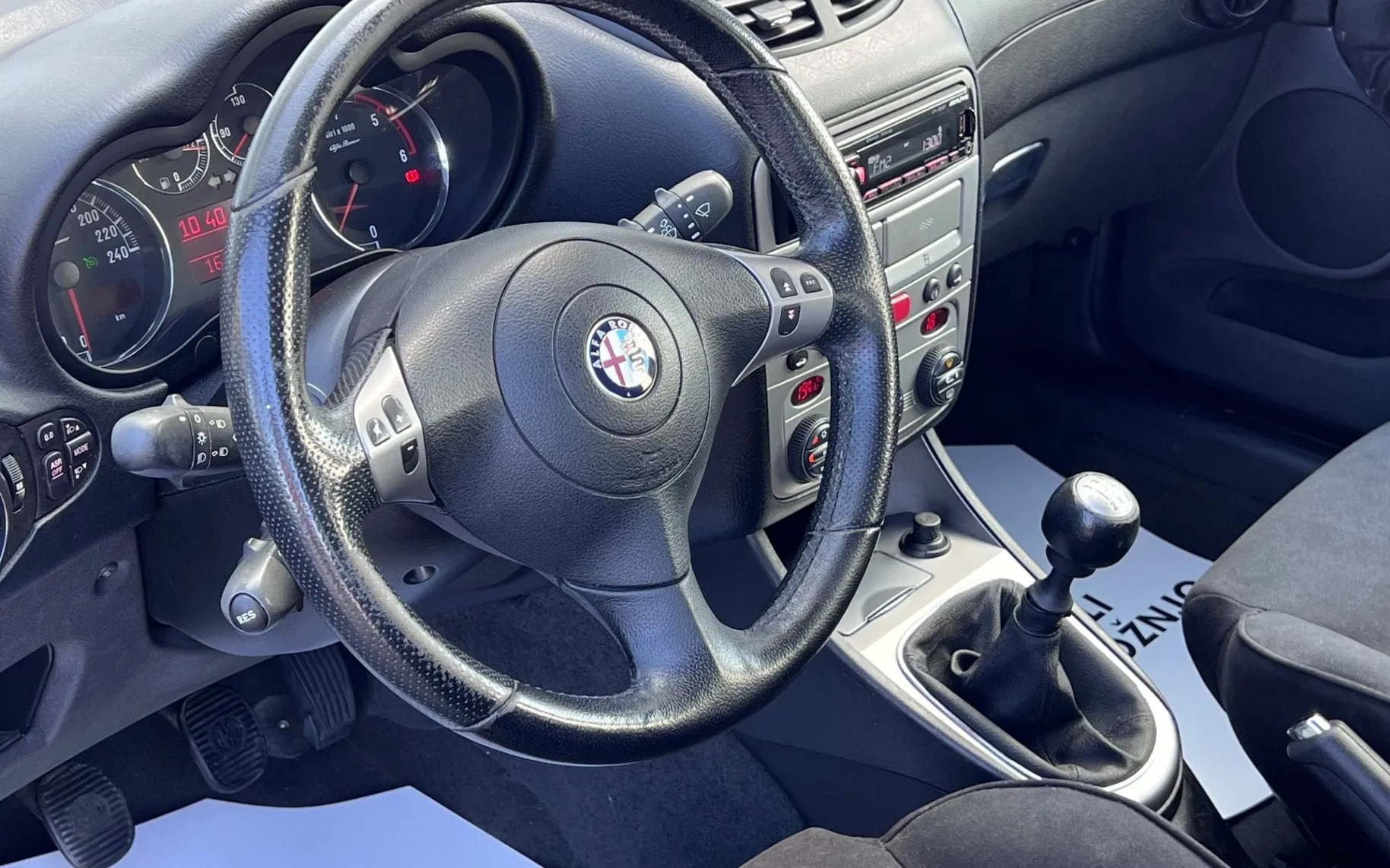 Notranja slika - Alfa Romeo 147 - 1.9 JTD M-JET+PDC+SAMO 117.875km+TEMP - 11