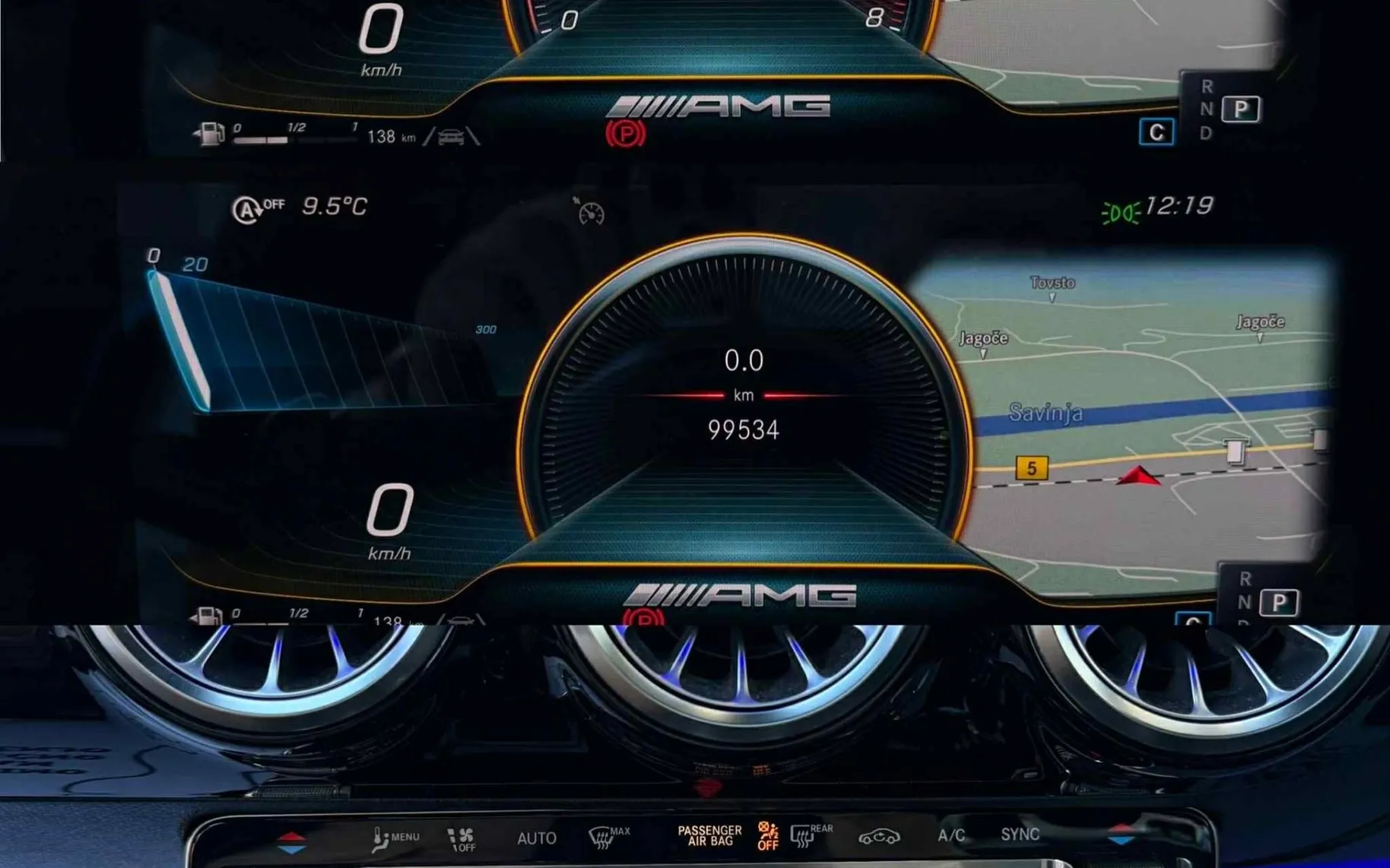Notranja slika - Mercedes-Benz A-Razred - A 45S•4 MATIC+•MAT•PANO•VIRTUAL•RECARO•360 KAMER - 11