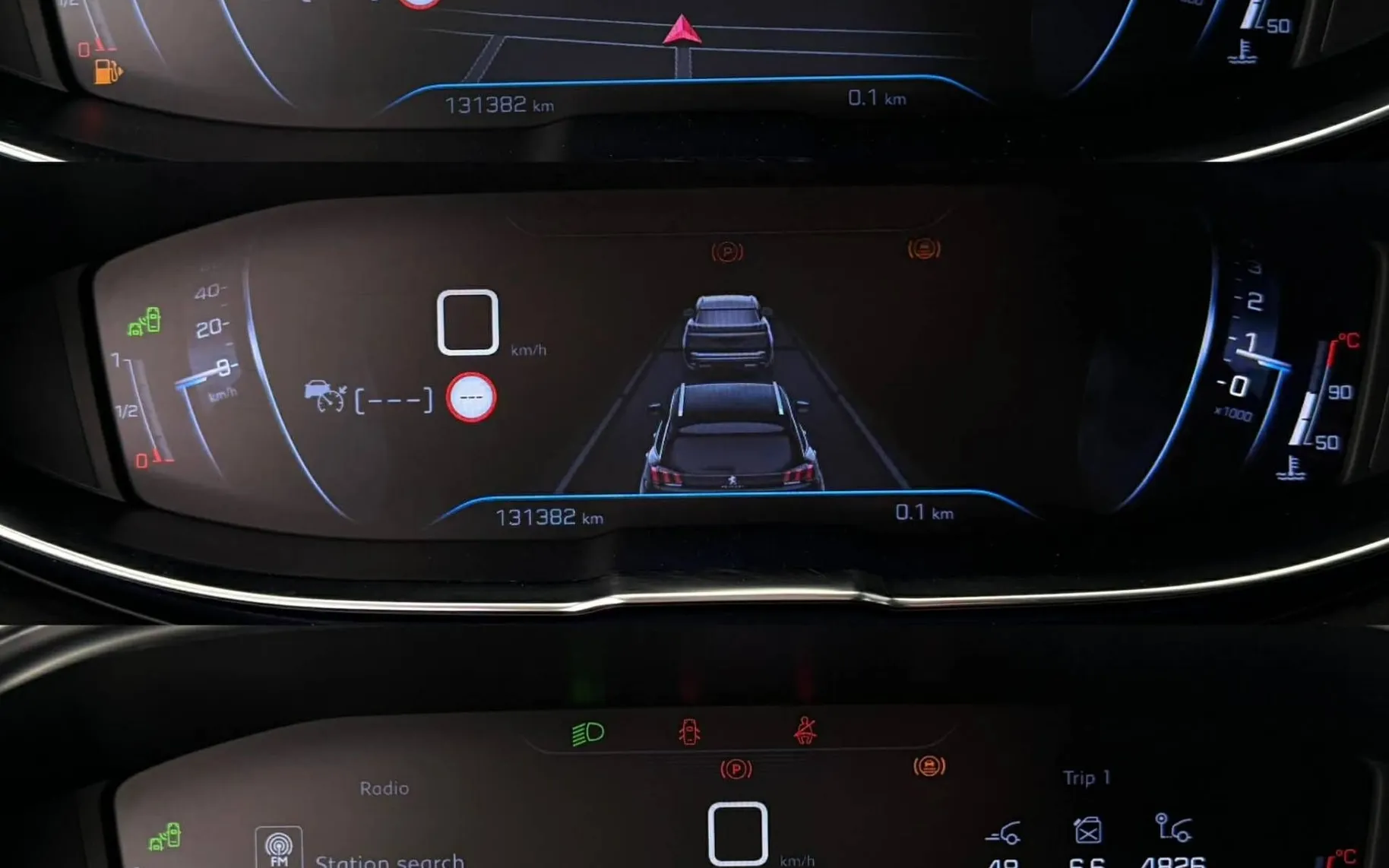 Notranja slika - Peugeot 5008 - 1.2 i•GT LINE•FUL LED•VIRTUAL•ACC•MRTVI KOTI•PDC• - 11