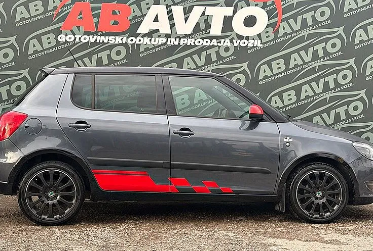 Zunanja slika - Škoda Fabia - 1.2 TSI MONTE CARLO+SLO+1LASTNIK+SERVISIRAN+UGODNO - 4
