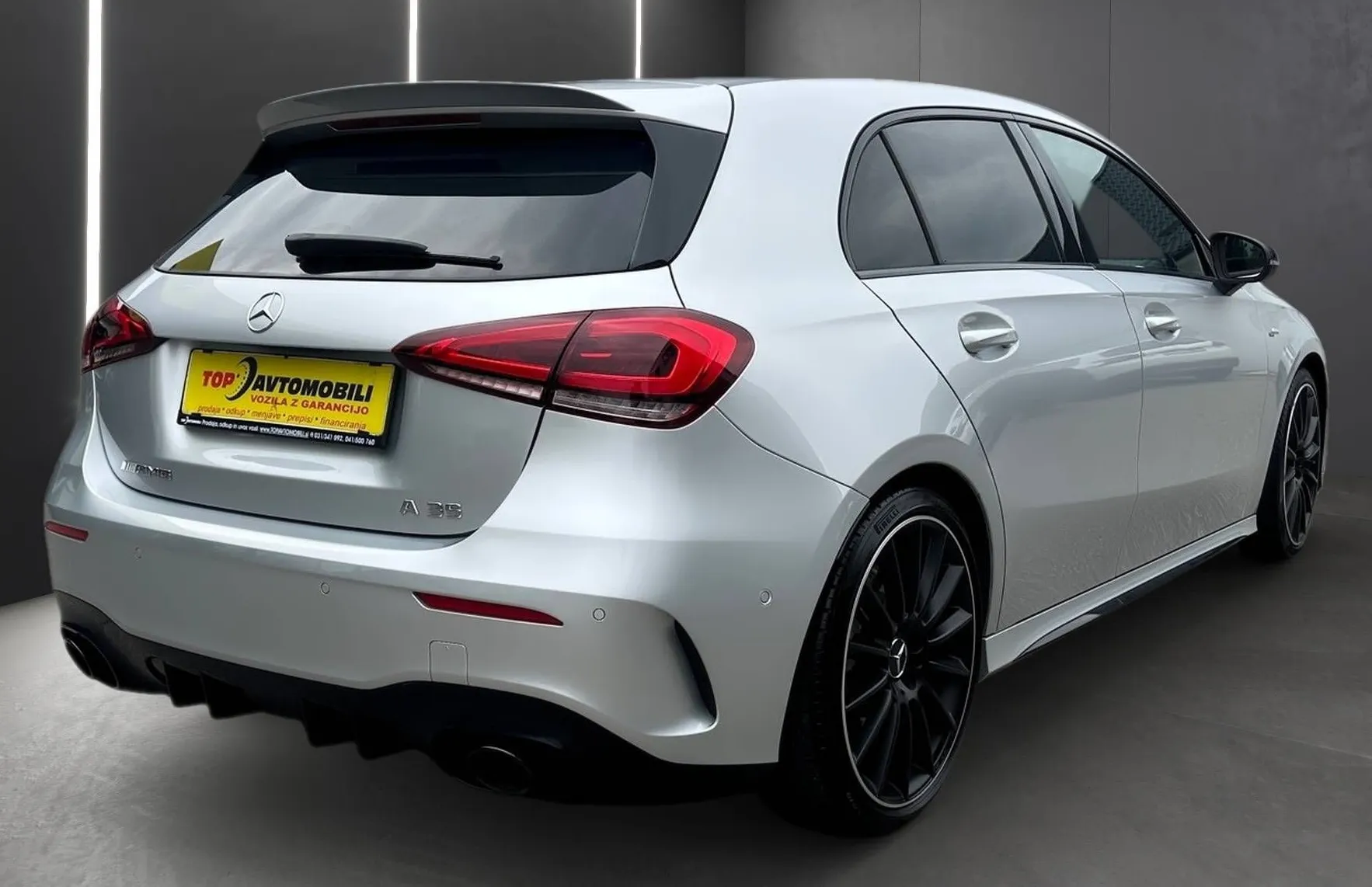 Zunanja slika - Mercedes-Benz A-Razred - 35 AMG 4MATIC + DTC LED KAM NAVI PDC TEMP GR.SEDEŽ - 8