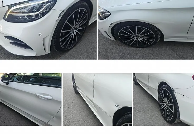 Zunanja slika - Mercedes-Benz C-Razred - C Coupe °AMG-LINE° 220d 194ks °SLABŠE OHRANJEN° - 12