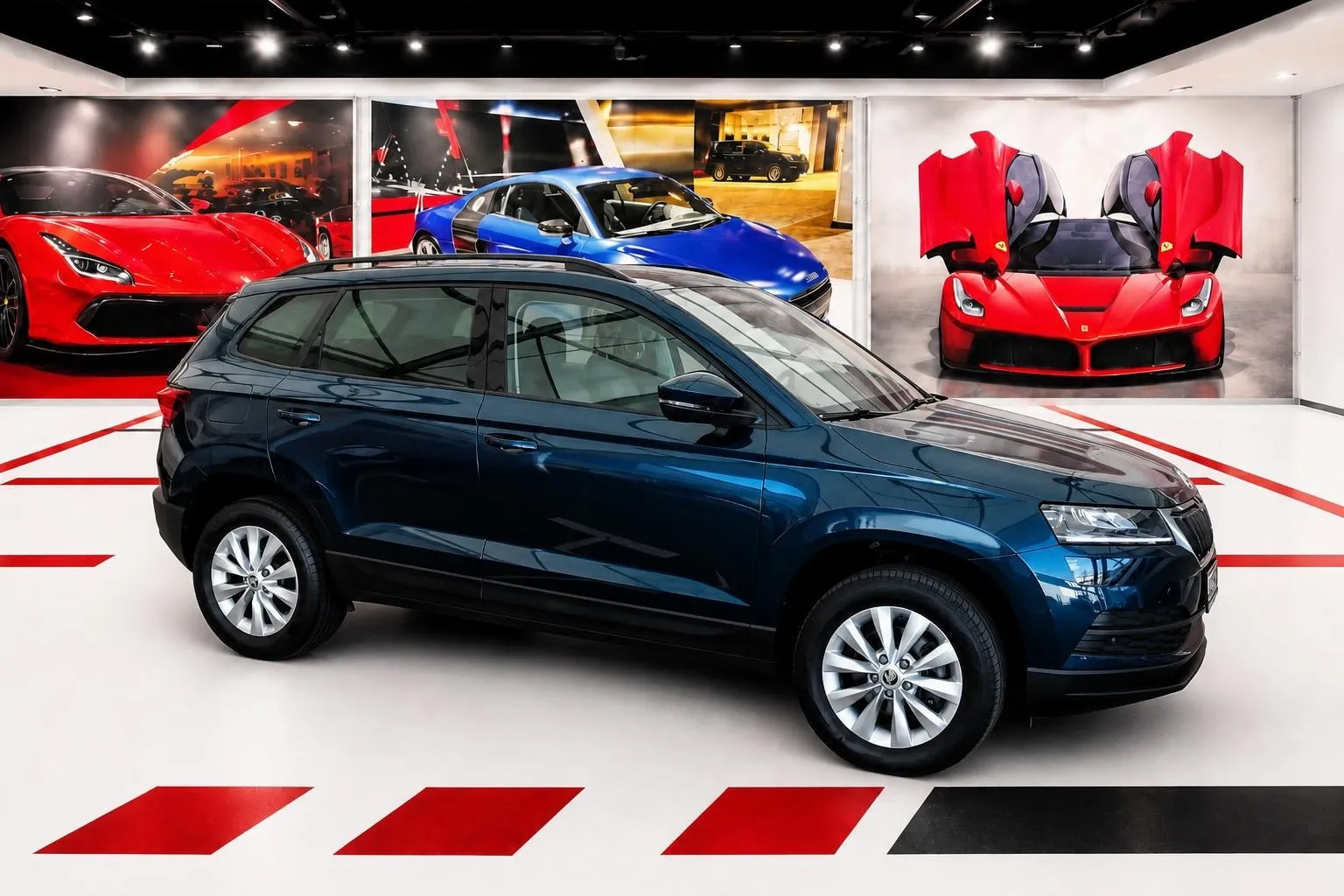 Zunanja slika - Škoda Karoq - 2.0 TDI Sportline FULL LED KAMERA RADAR 1.LASTNIK - 2