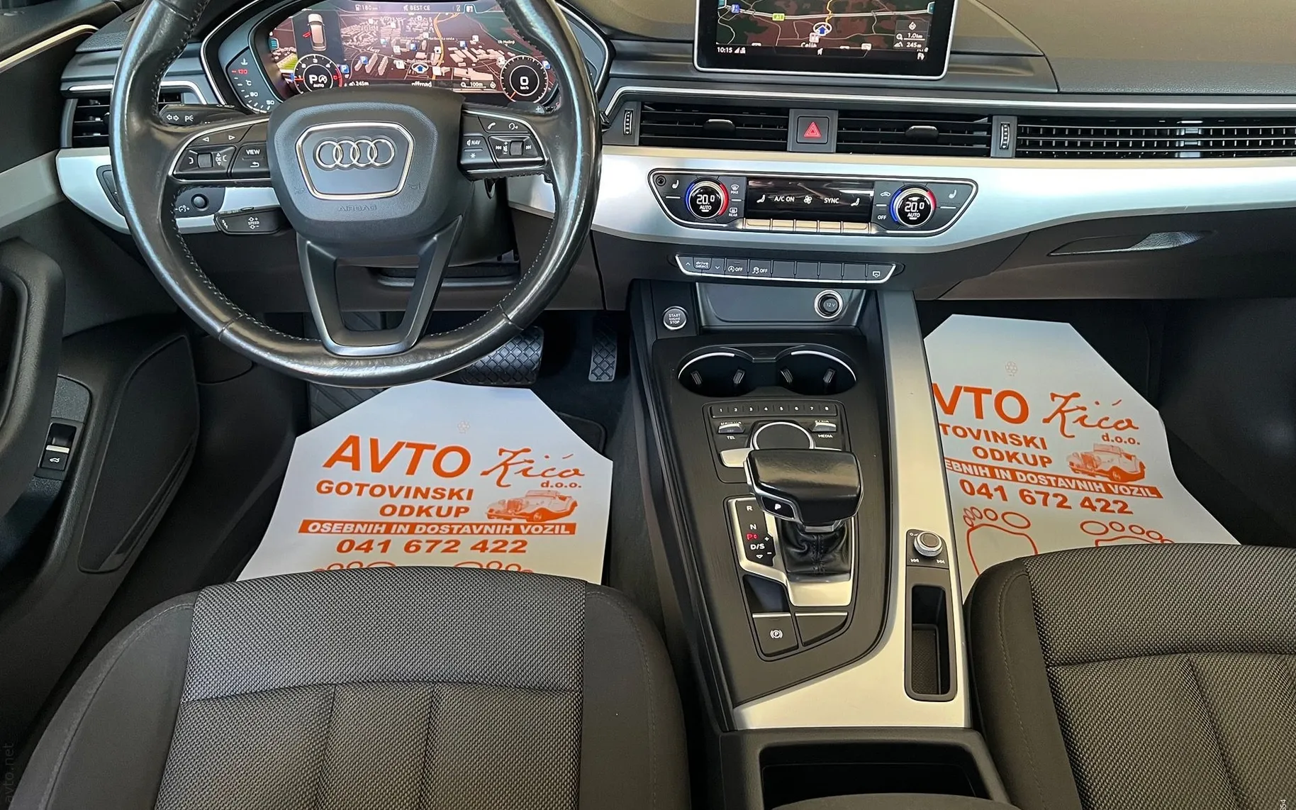 Notranja slika - Audi A4 Avant - 2.0 TDI-BI-XENON-LED-VIRTUAL-NAVI-F1-AVT-140KW - 10