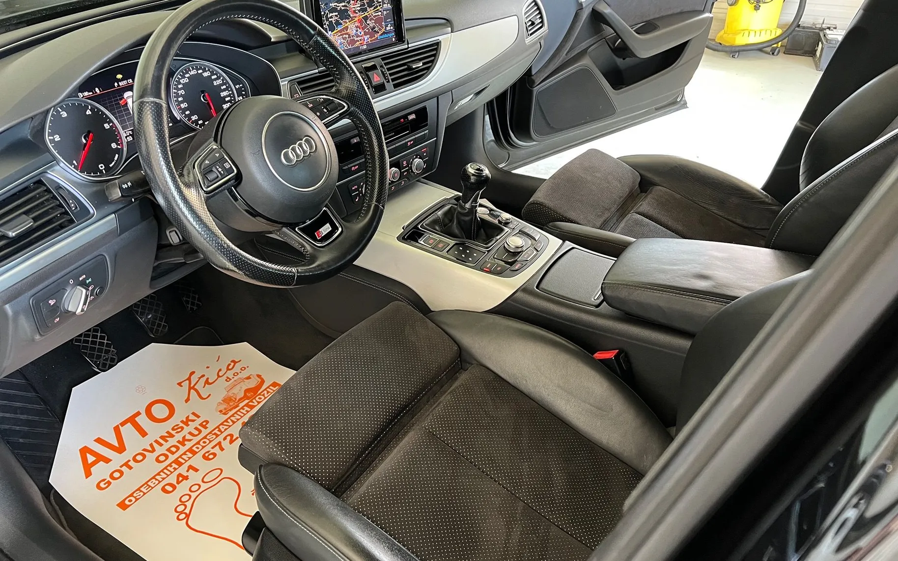Notranja slika - Audi A6 Avant - 2.0 TDI-S-LINE-BI-XENON-LED-NAVI-TEMPOMAT-SERVI KN - 9