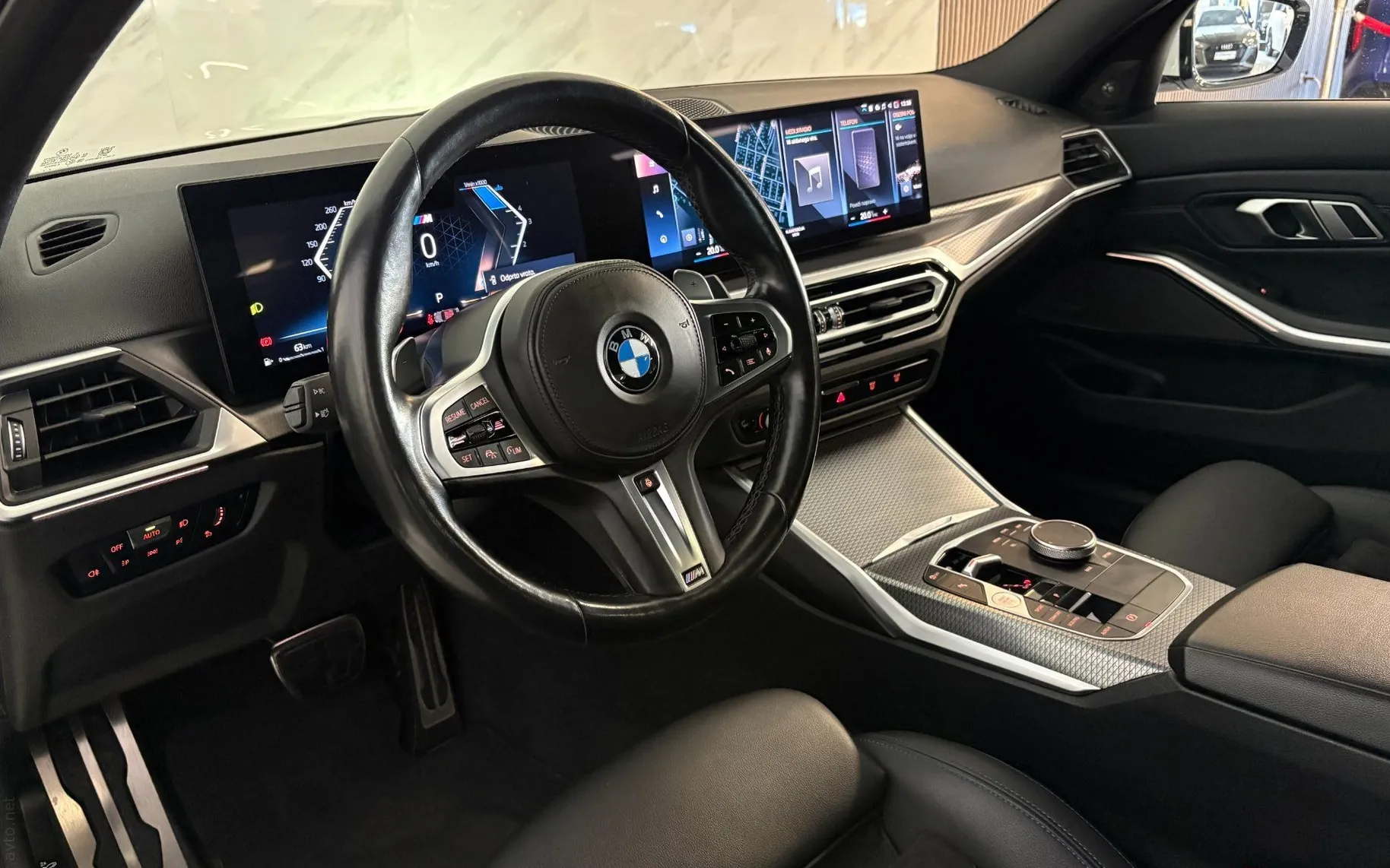 Notranja slika - BMW serija 3: - 20d - M Sport - ACC - PDC - Harman Kardon - Gretje - 8