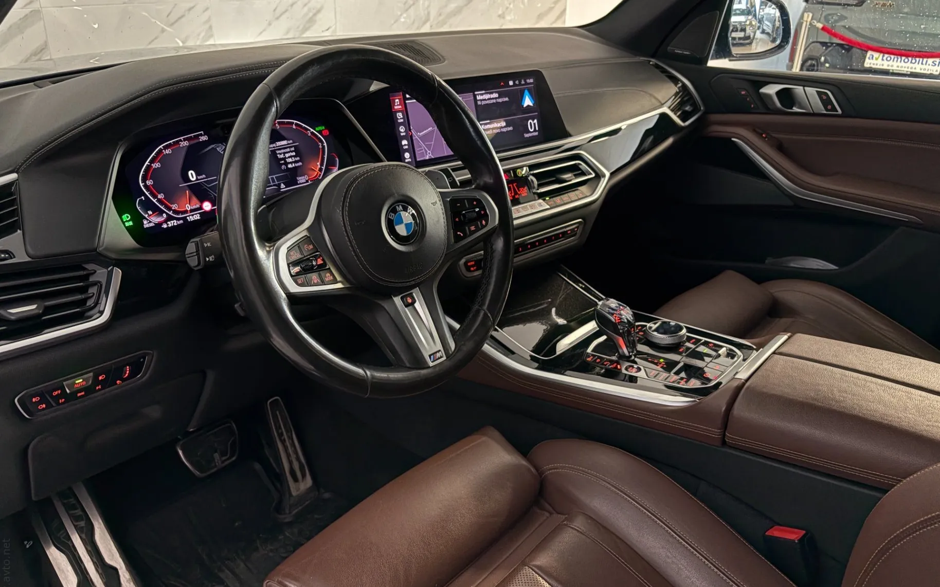 Notranja slika - BMW serija X5: - xDrive30d|M|Zračno|ACC|360K|HUD|Kljuka|Harman|R2.. - 8