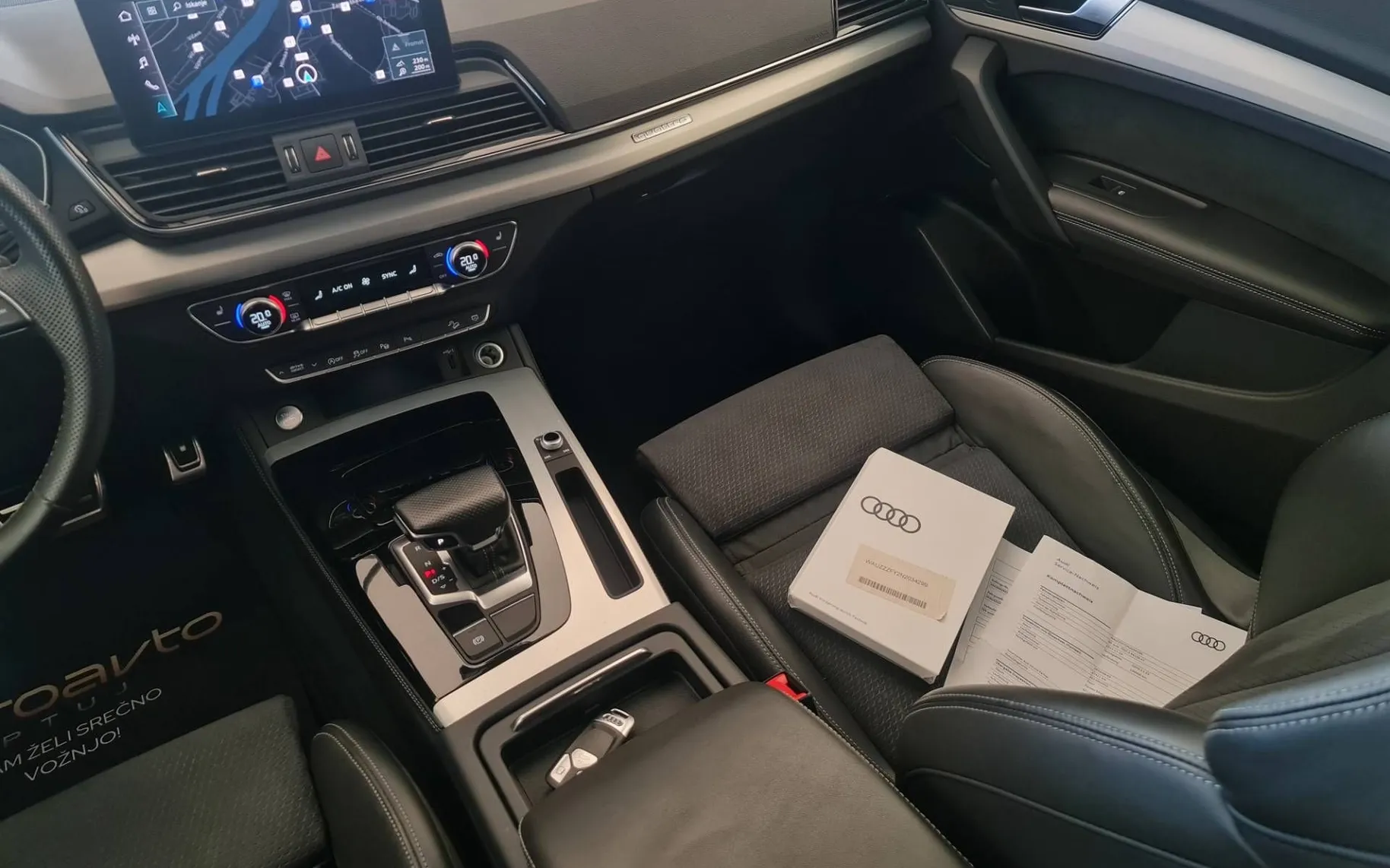 Notranja slika - Audi Q5 - quattro 40 TDI S tronic•Notranji S-line•Radar.temp - 10