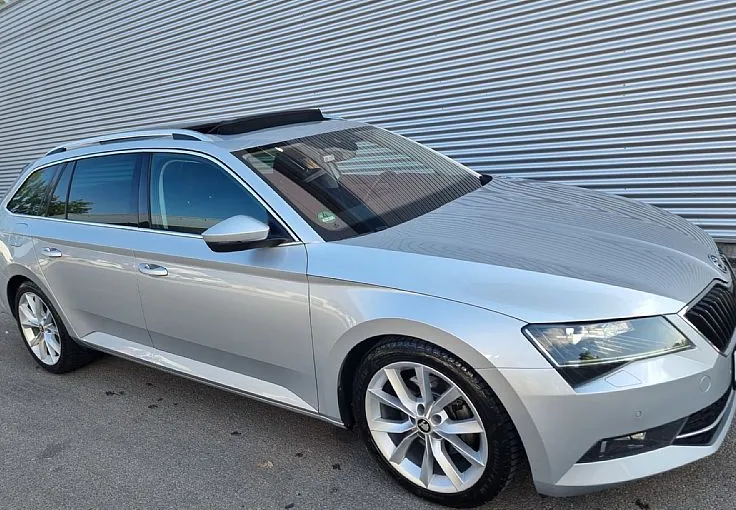 Zunanja slika - Škoda Superb - 2.0 TDI+VELIKI SERVIS-PANORAMA-2X LED+XEN-EL.PRTLJ - 5
