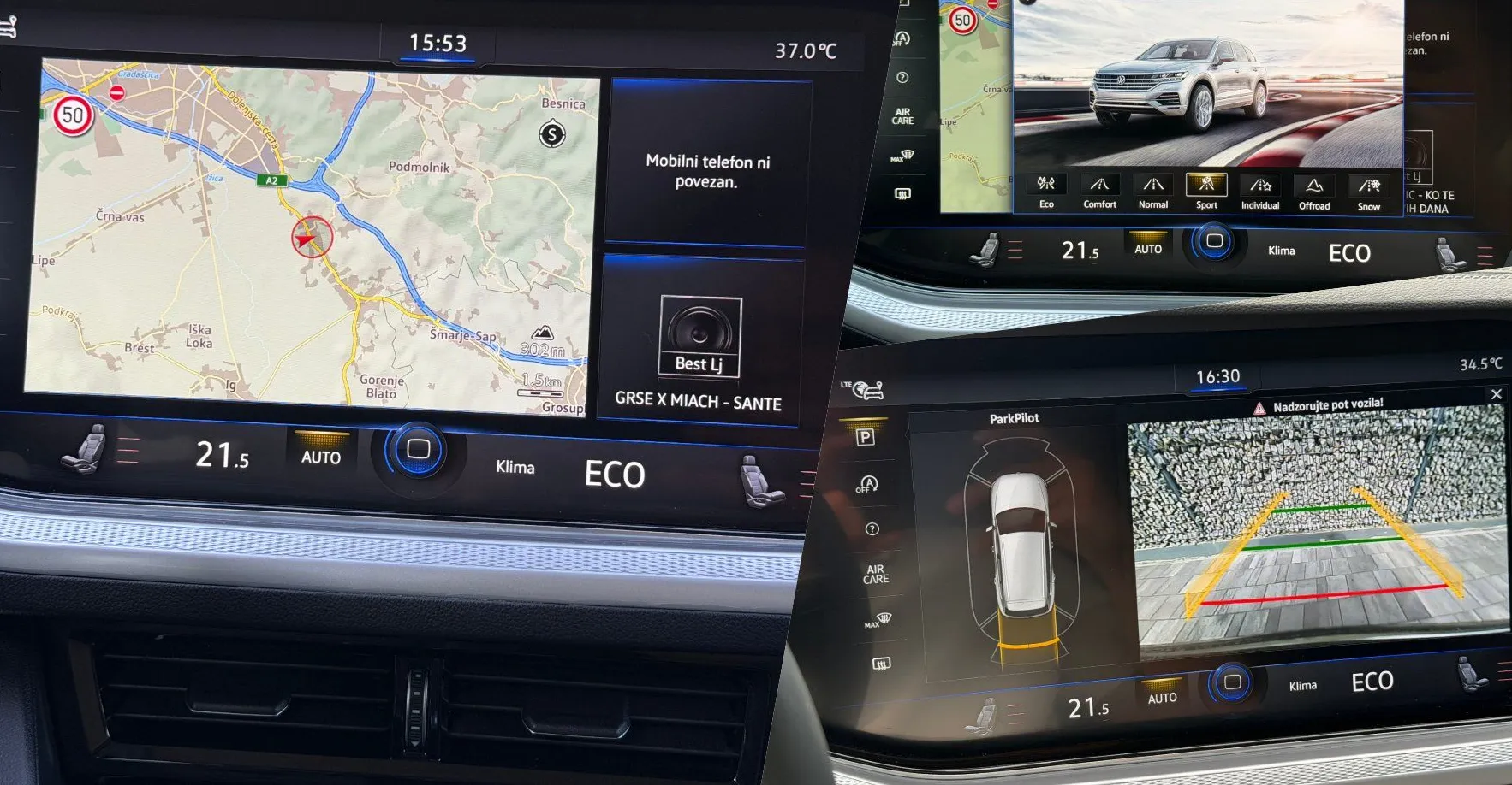 Zunanja slika - Volkswagen Touareg - 4MOTION|KLJUKA|ZRAČNO|VIRTUAL|4CON|KAM|GR.SED - 14