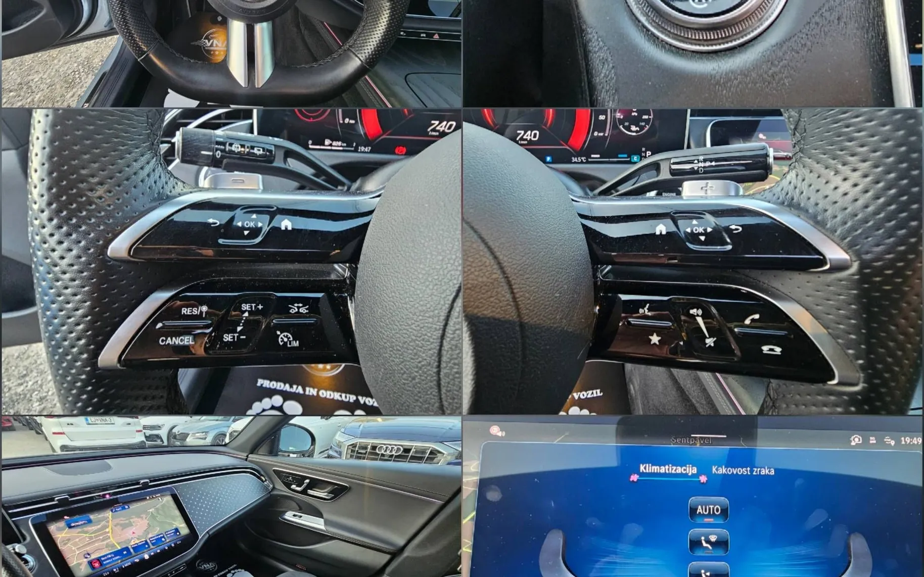 Notranja slika - Mercedes-Benz E-Razred - E 220 d T AMG |VIRTUAL|PANORAMA|KLJUKA|KAMERA|TOP| - 12