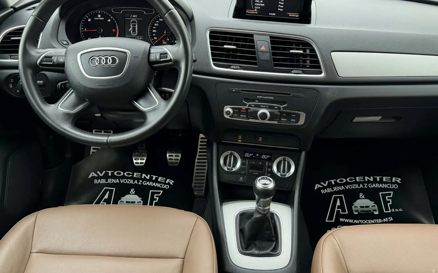 Notranja slika - Audi Q3 - 2.0 TDI-91.000km-1 LASTNIK-LIZING ZA TUJCE-XENON.. - 11