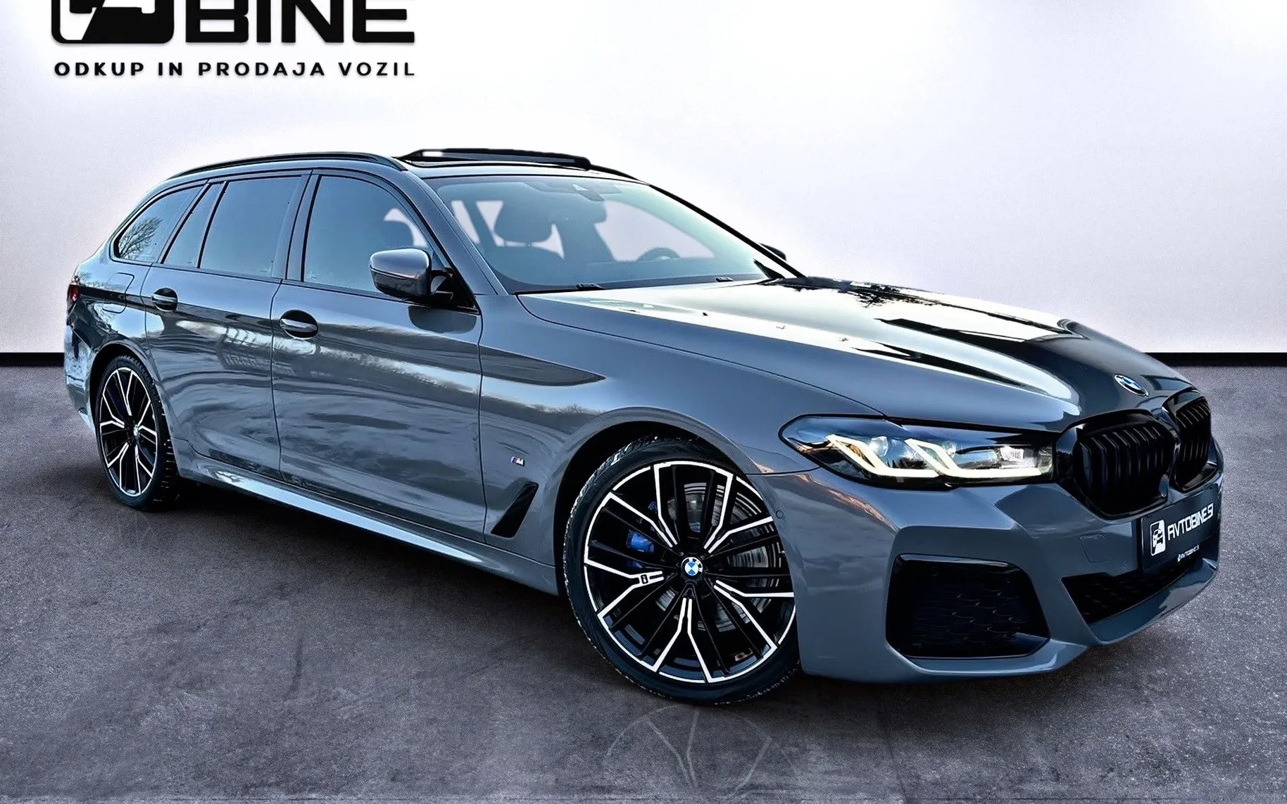 Zunanja slika - BMW serija 5 Touring: - 520D•M PAKET•PANO•NARDO•FACELIFT•LED•KOT NOV - 1