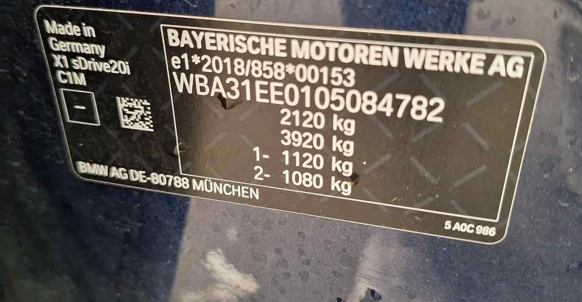 Zunanja slika - BMW X1 - serija : sDrive20i xLine Avt.NEMŠKI.PANORAMA.USNJE.52.000KM - 5