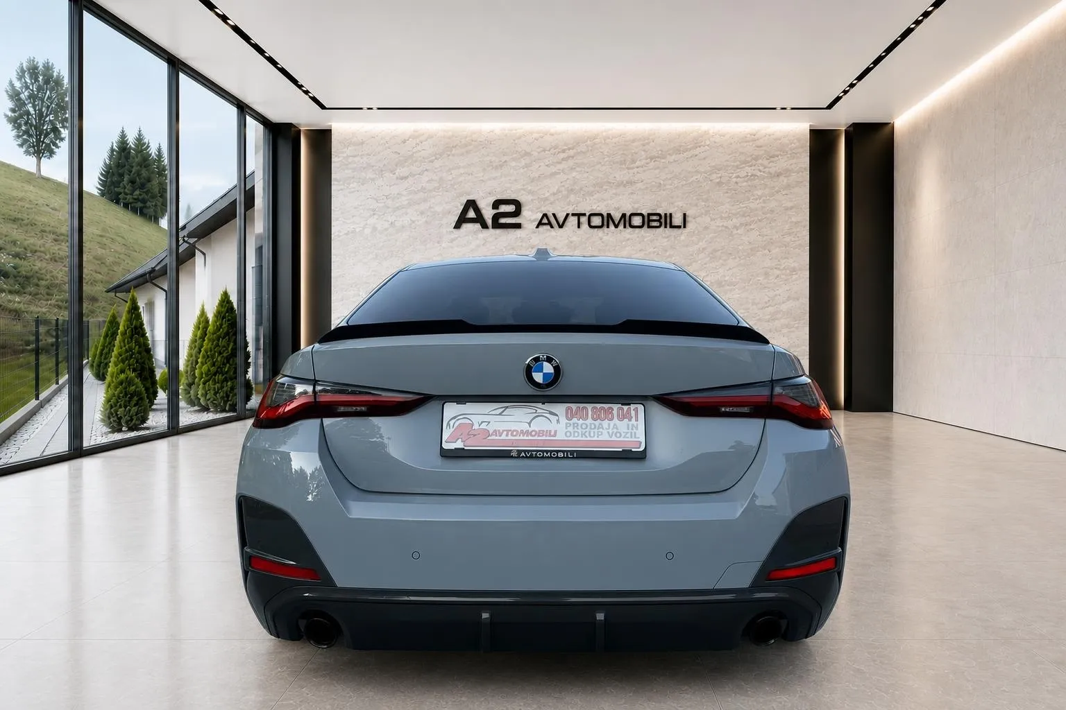 Zunanja slika - BMW serija 4 Gran Coupe: - 420d xDrive M-SPORT-LED-NAVI-KAMERA-ALU- - 3