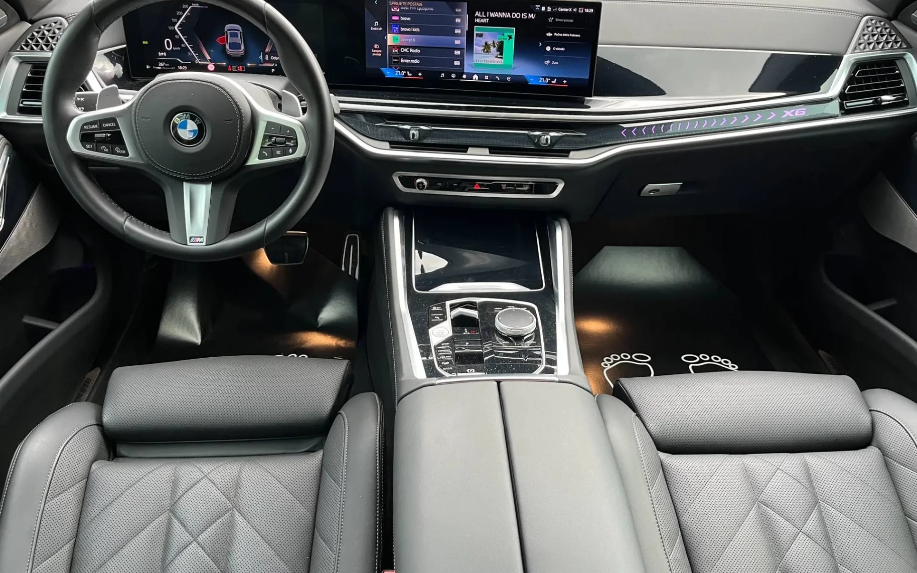 Notranja slika - BMW serija X6: - xDrive30d Avt.M PRO-ICONIC-SOFT CL-LASER-PANO... - 9
