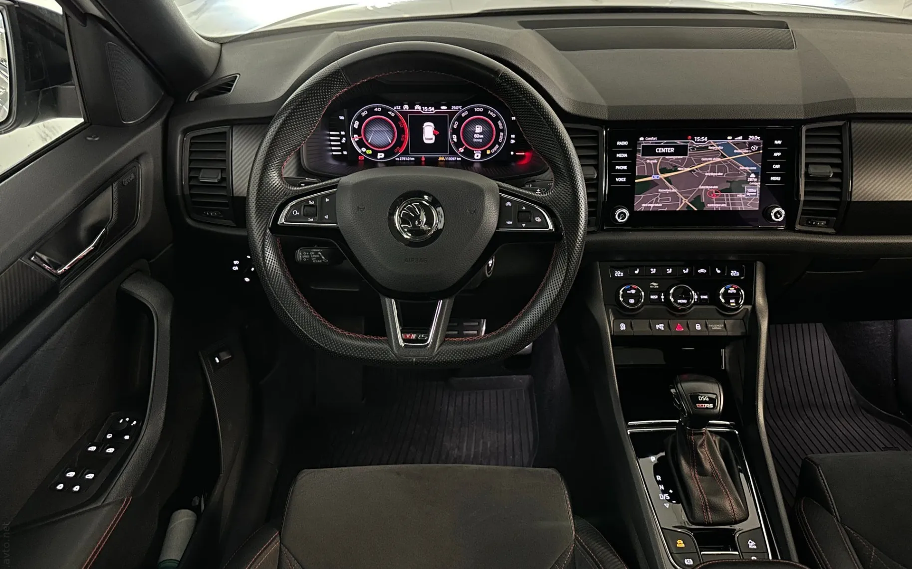 Notranja slika - Škoda Kodiaq - 2.0 TDI RS DSG |4x4|7S|Pano|ACC|360K|Memory|Canton - 11