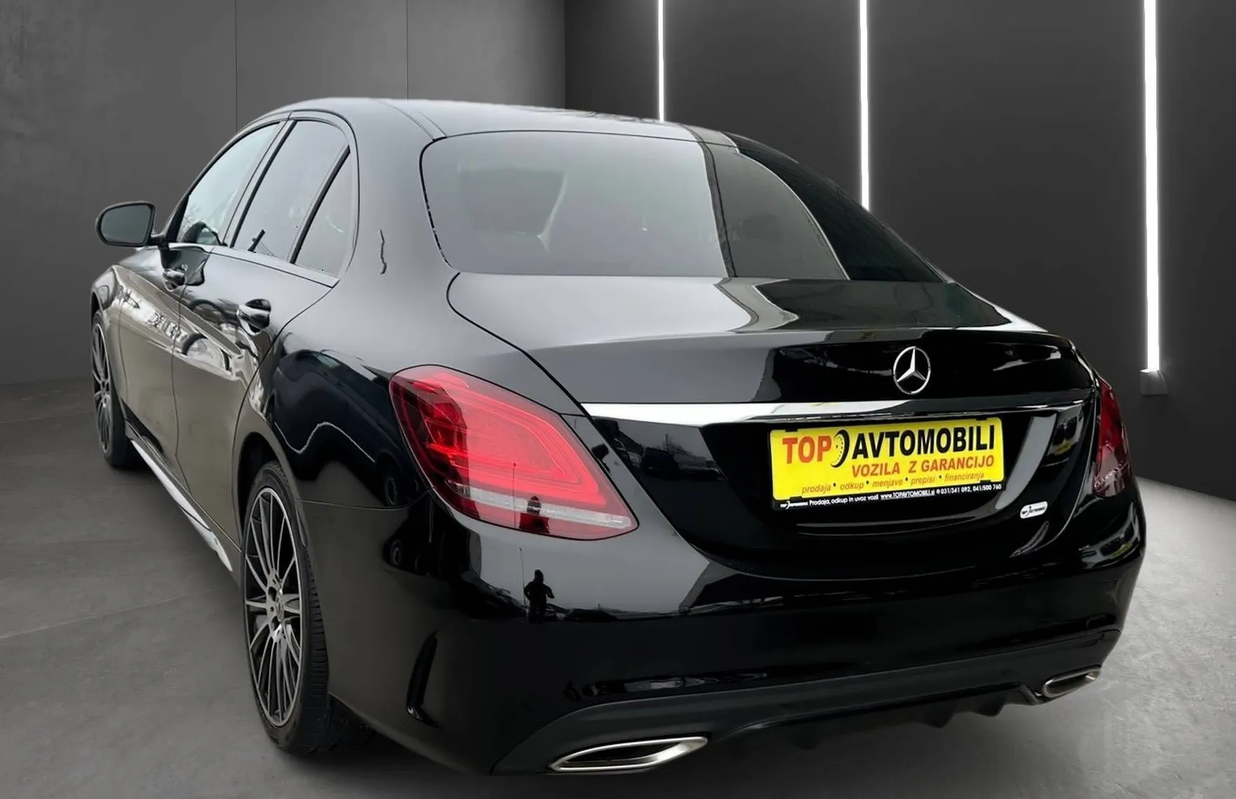 Zunanja slika - Mercedes-Benz C-Razred - C 200 AMG LINE LED DELNO USNJE NAVI KAMERA TEMPO.. - 6