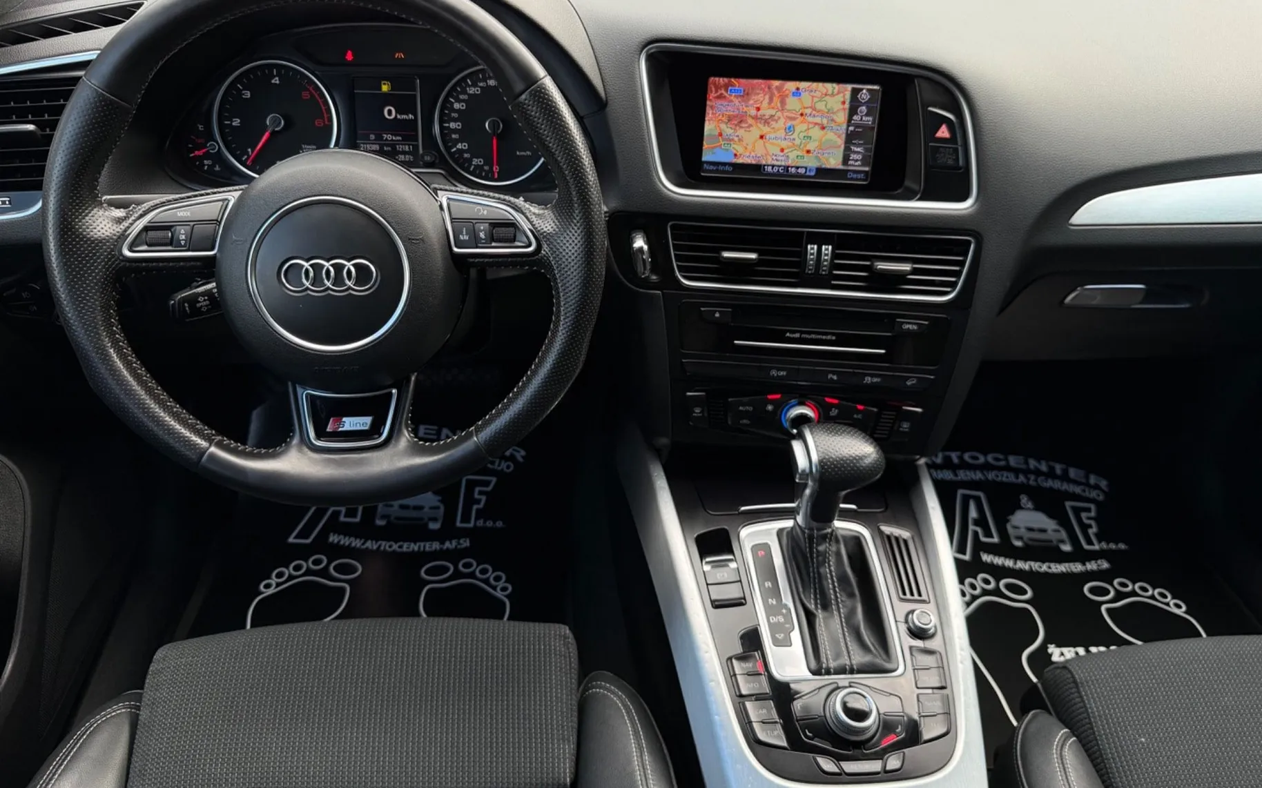 Notranja slika - Audi Q5 - 2.0 TDI-AUT-3X S LINE-LIZING ZA TUJCE-XENON+LED - 11