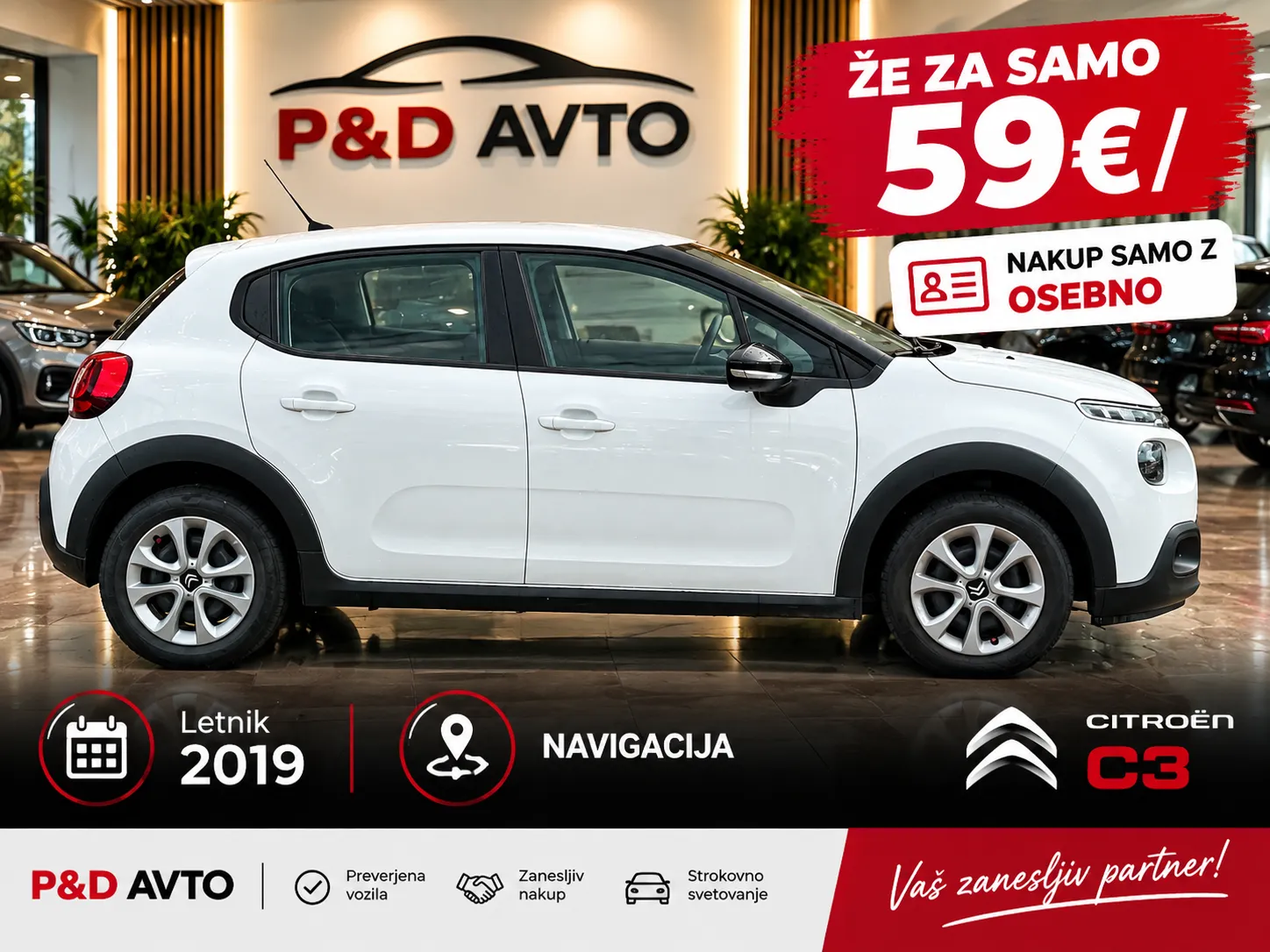 Zunanja slika - Citroën C3 - 1,2 PureTech 83 S&S Feel - 1